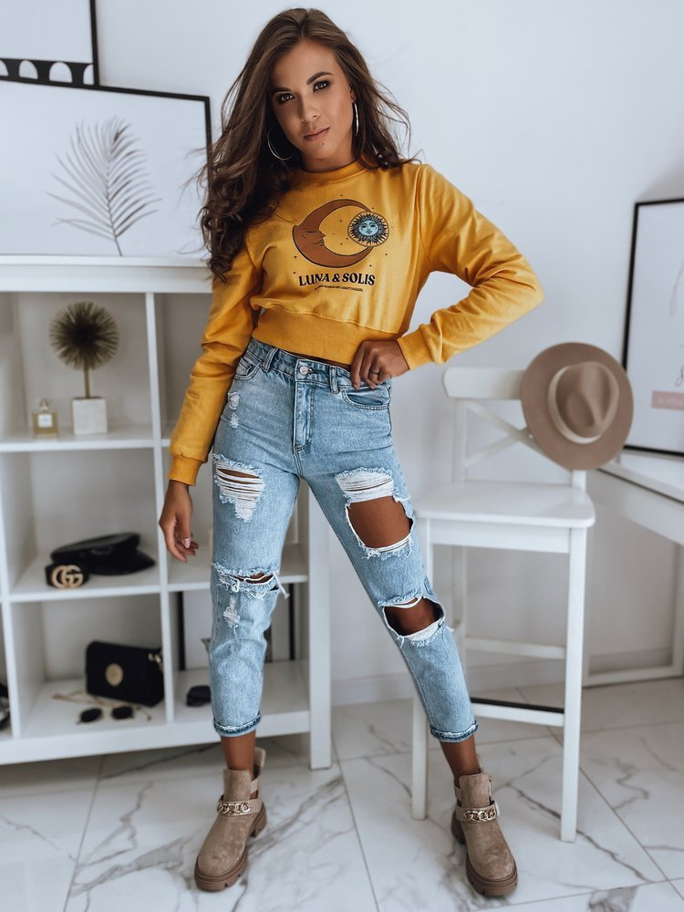 Bluza damska LUNA żółta Dstreet