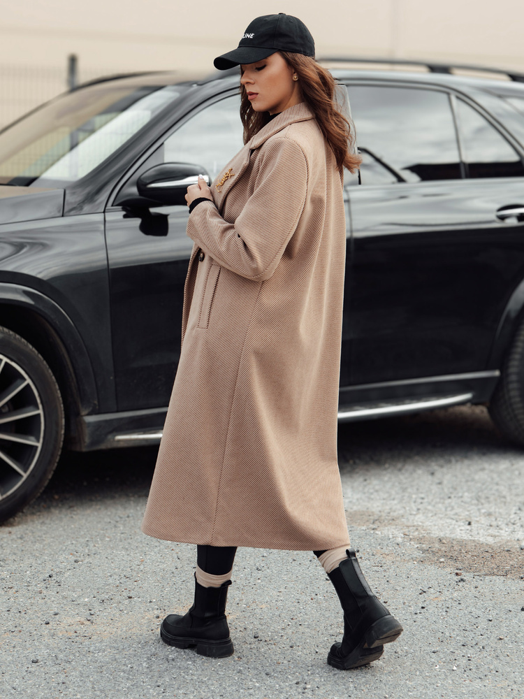 Palton lung supradimensionat pentru femei MANTOVA