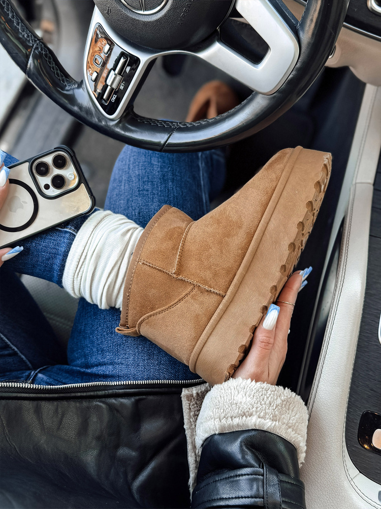 Ghete de zăpadă pentru femei BRINETTO cămilă