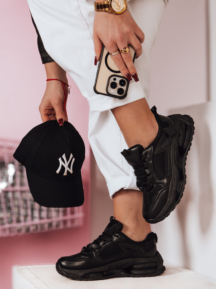 Teniși sport pentru femei TURNOFF negri