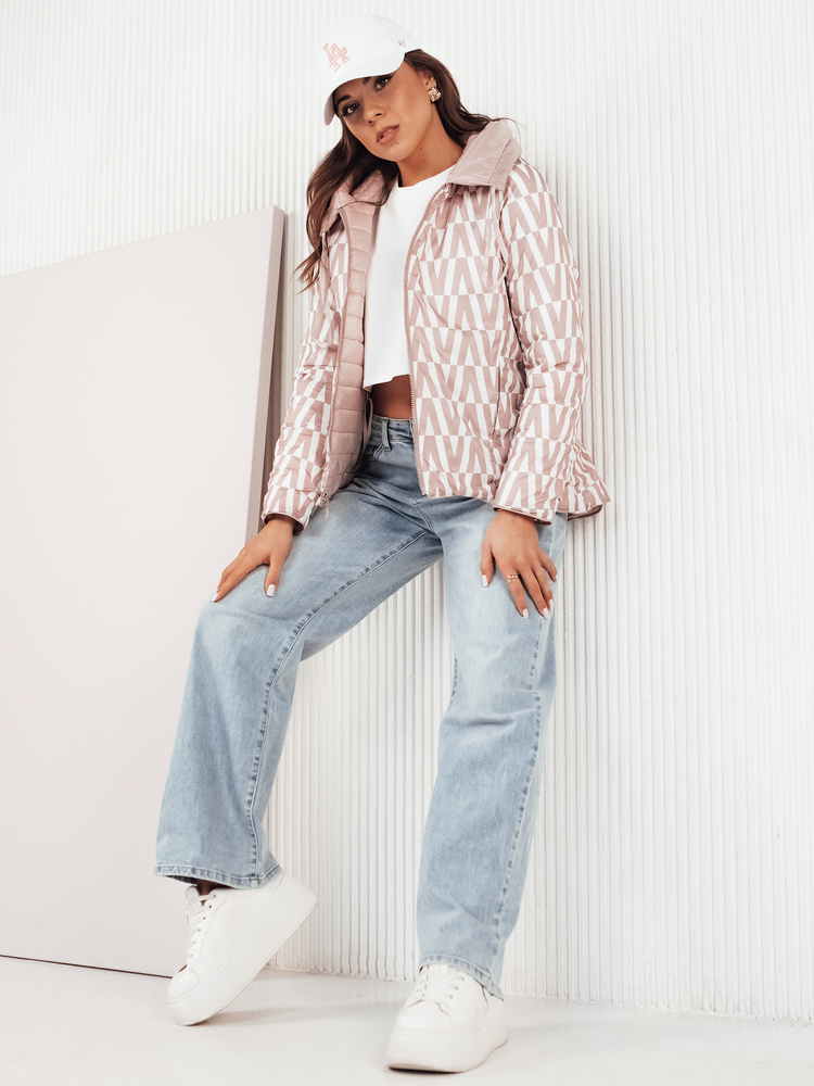 Kurtka pikowana damska VANLY jasnofioletowa Dstreet