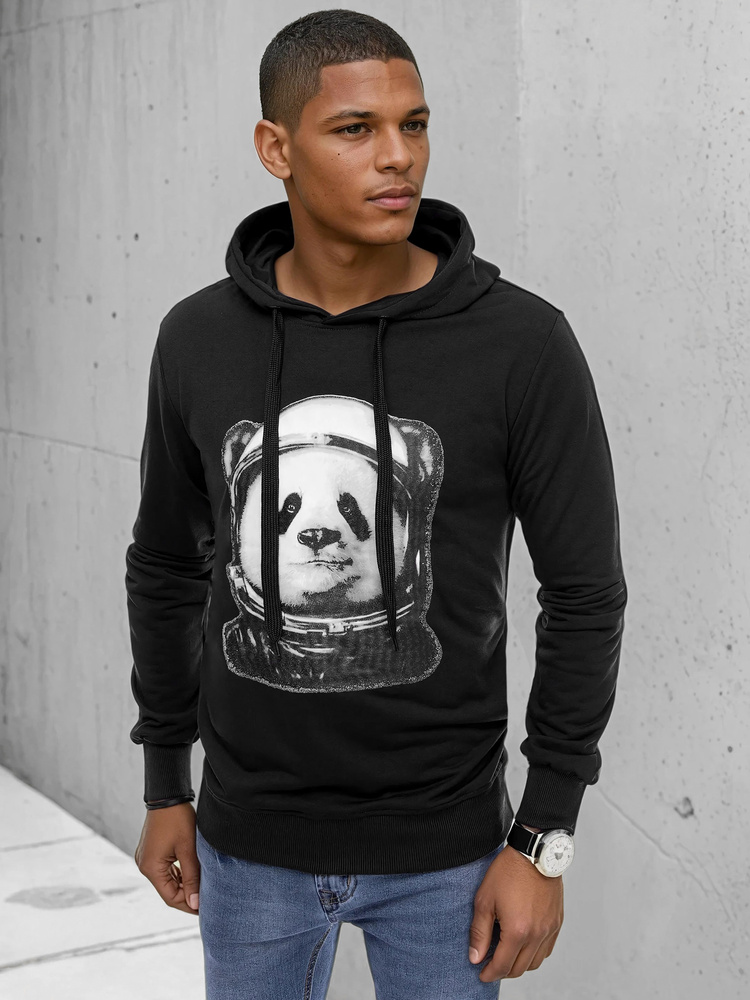 Bluza męska czarna Dstreet