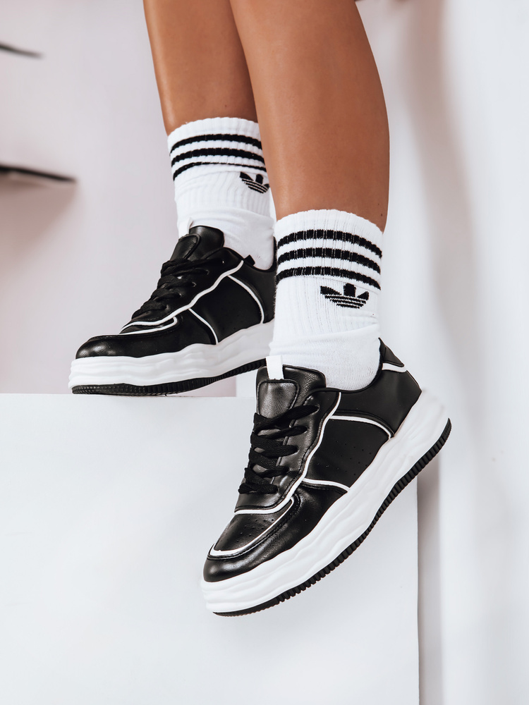 Teniși negri pentru femei WENNA