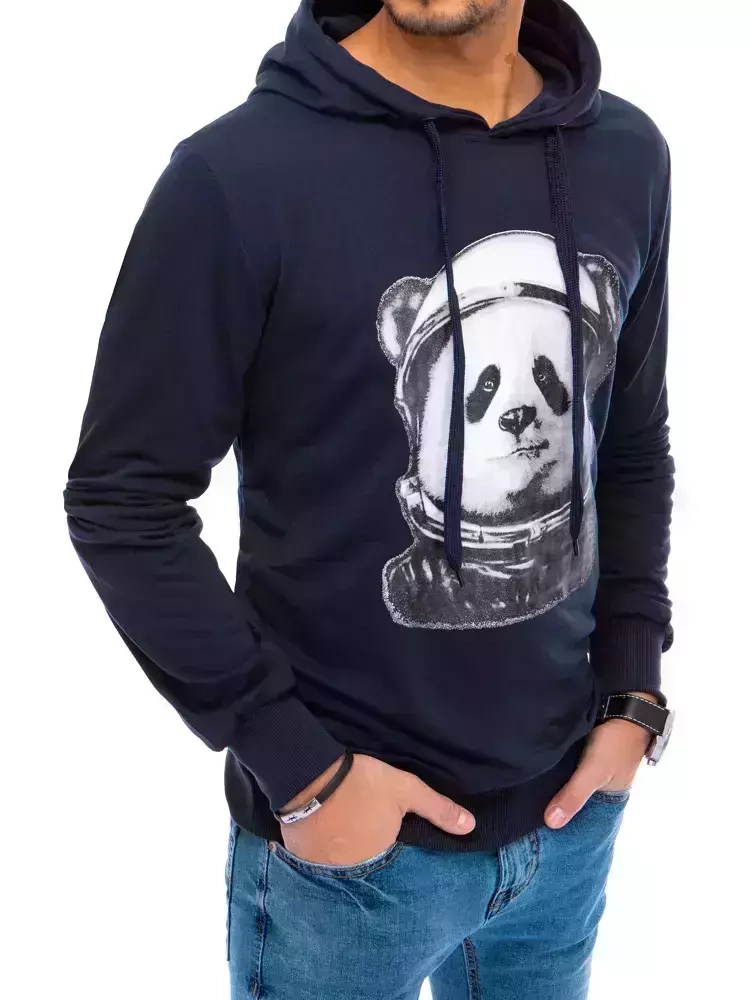 Bluza męska ciemnoniebieska Dstreet