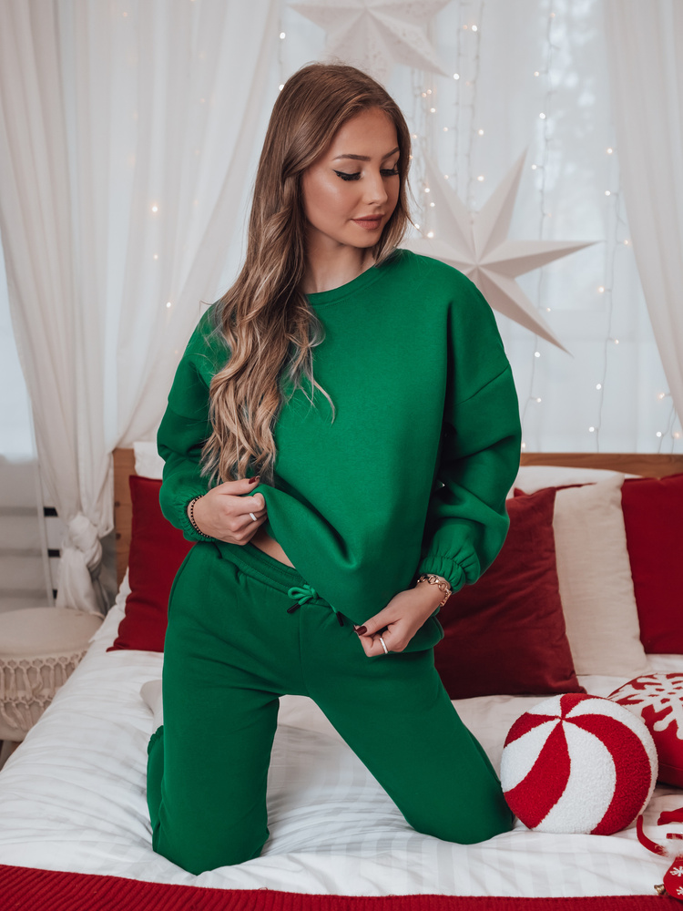 Komplet damski dresowy ARIELLA PREMIUM zielony Dstreet