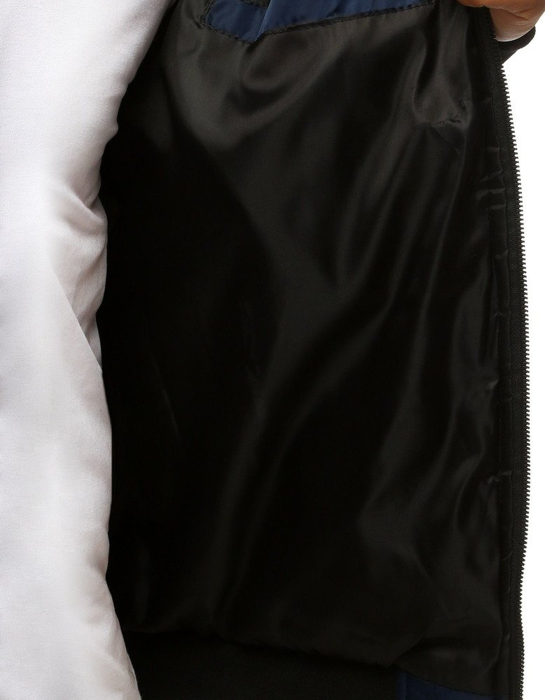 DStreet Kurtka męska pikowana bomber jacket granatowa