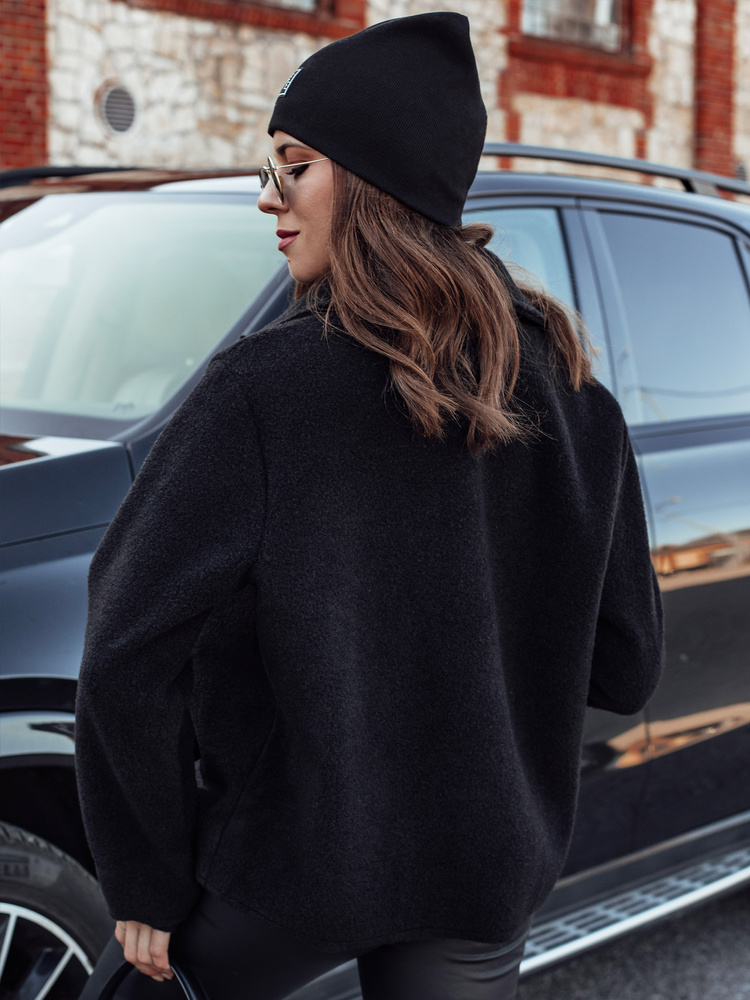 Palton scurt supradimensionat pentru femei CLASSIVO