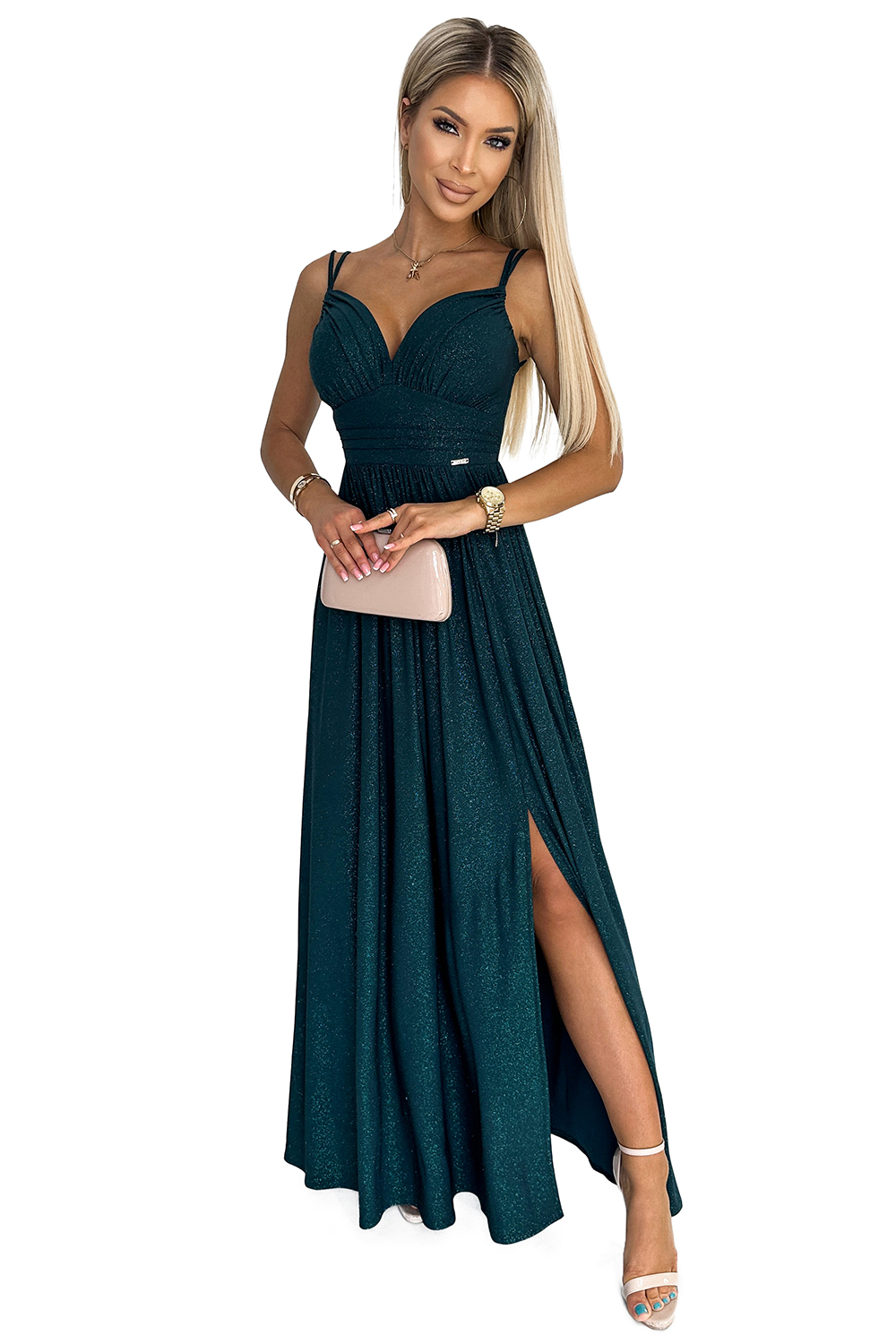 460-1 JOVE BROAKY BROAKY SKIRT ON THE SIDES OF THE SKIRT - GREEN BUTT