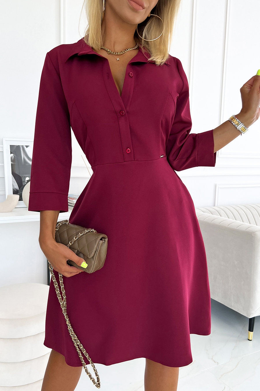 Numoco shirt dress