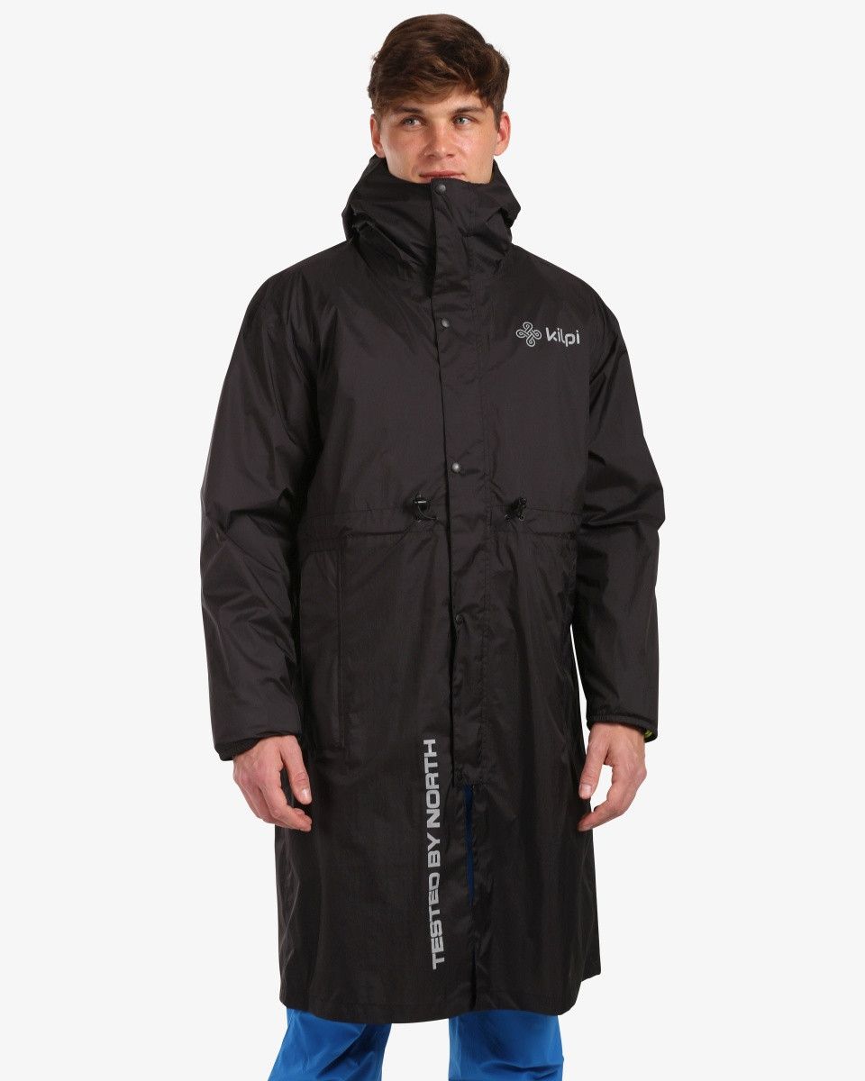 Lyžařská pláštěnka Kilpi TEAM RAINCOAT-U Černá