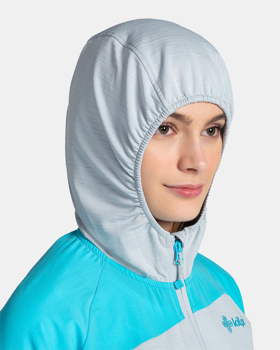 Women's technical sweatshirt Kilpi MEMPHIS-W Light gray