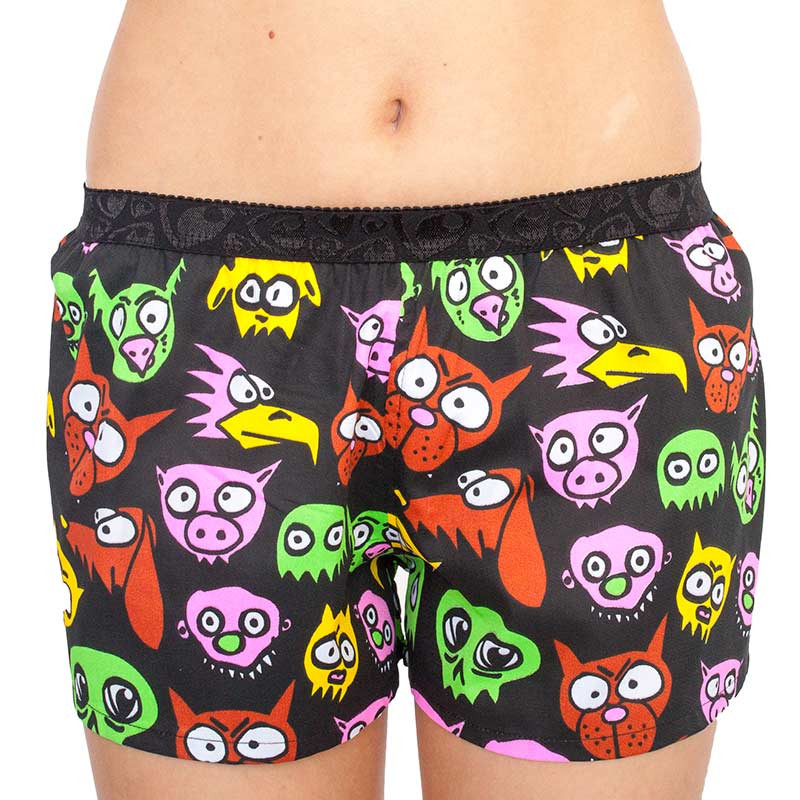 Women's Boxer Shorts Represent Wild Animals