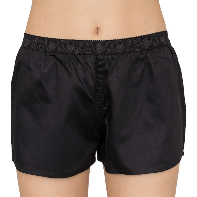 Women's Boxer Shorts Represent Black