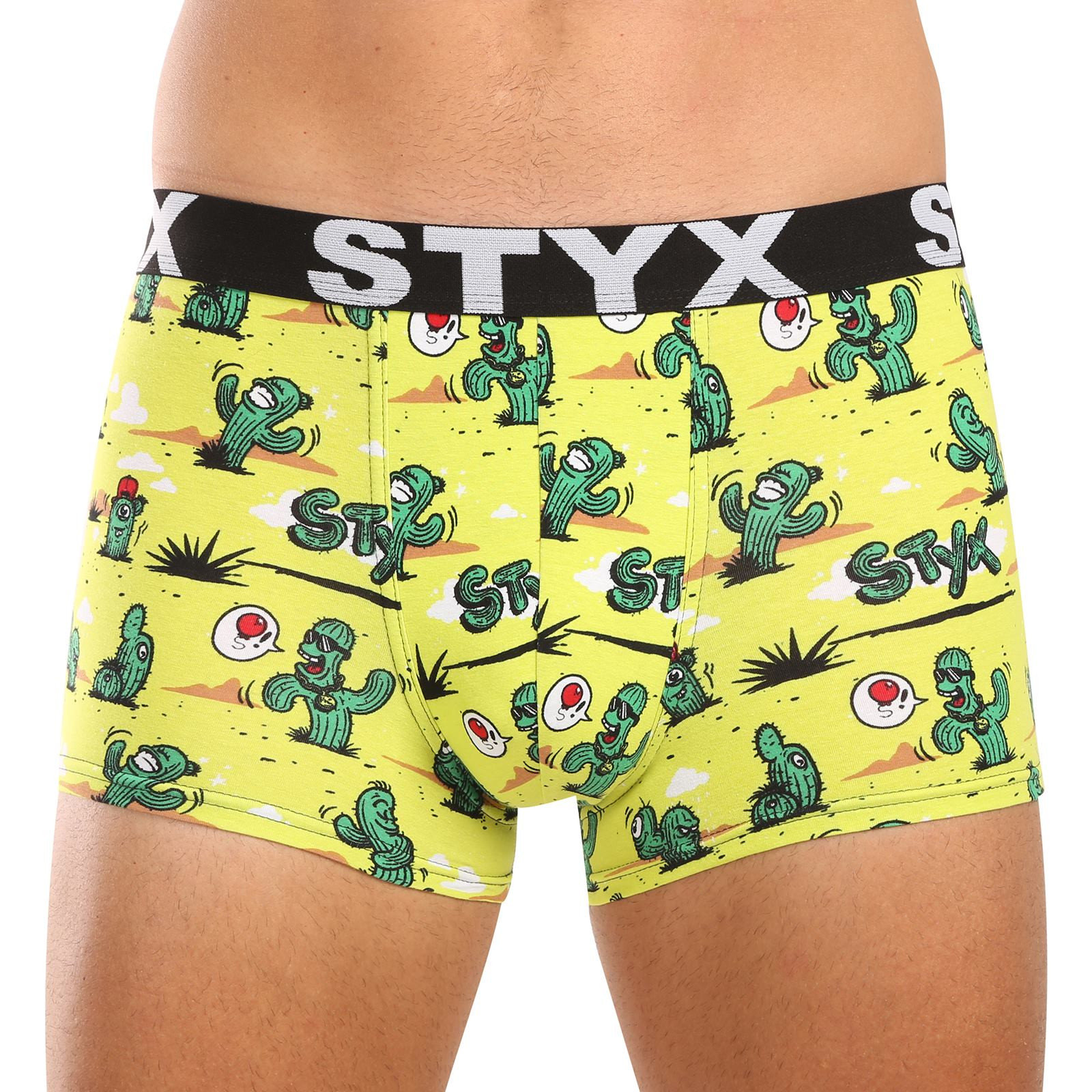 Men's Boxers Styx Art Sports Rubber Cacti