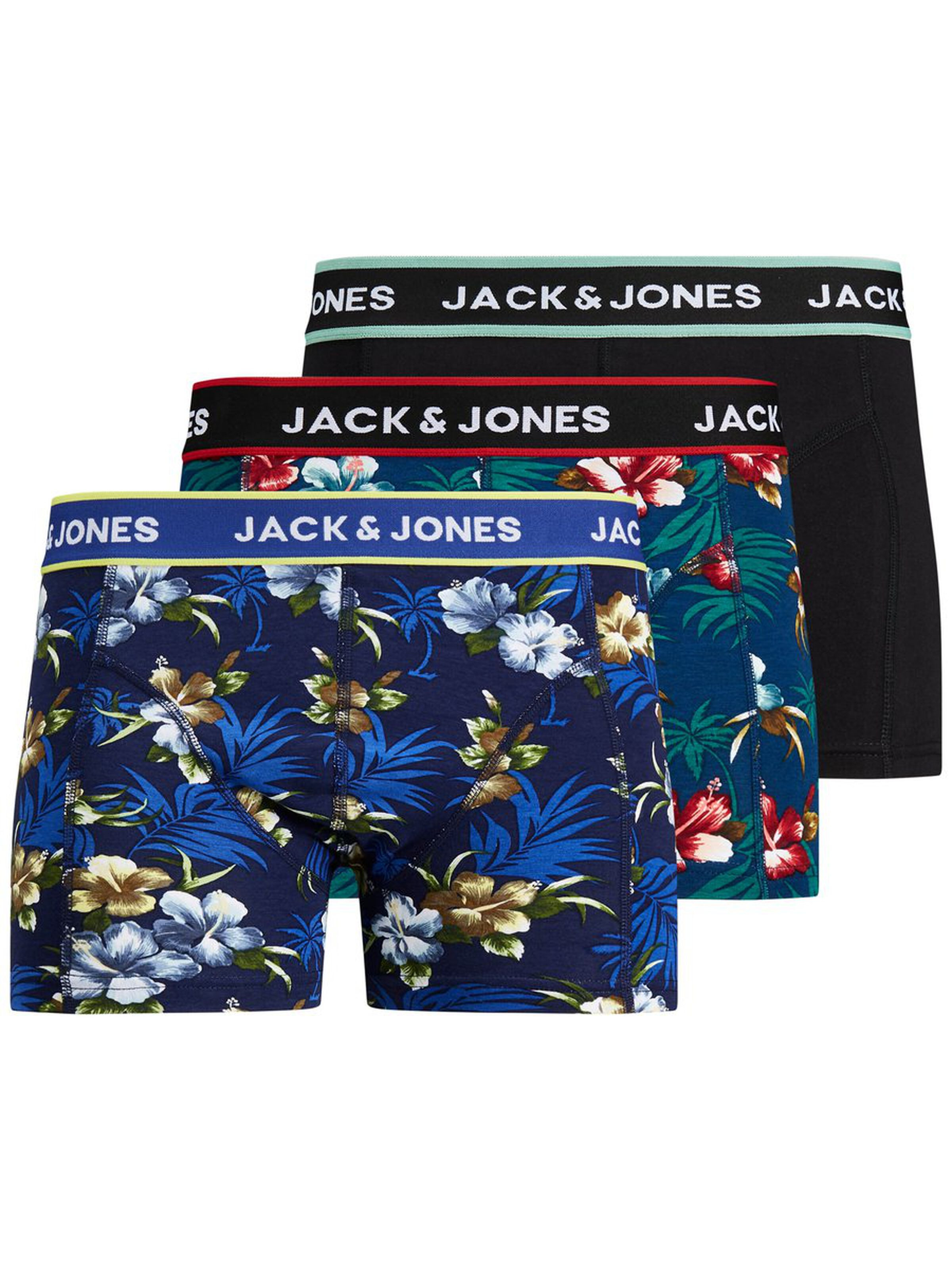 3PACK Men's Boxers Jack And Jones Multicolored