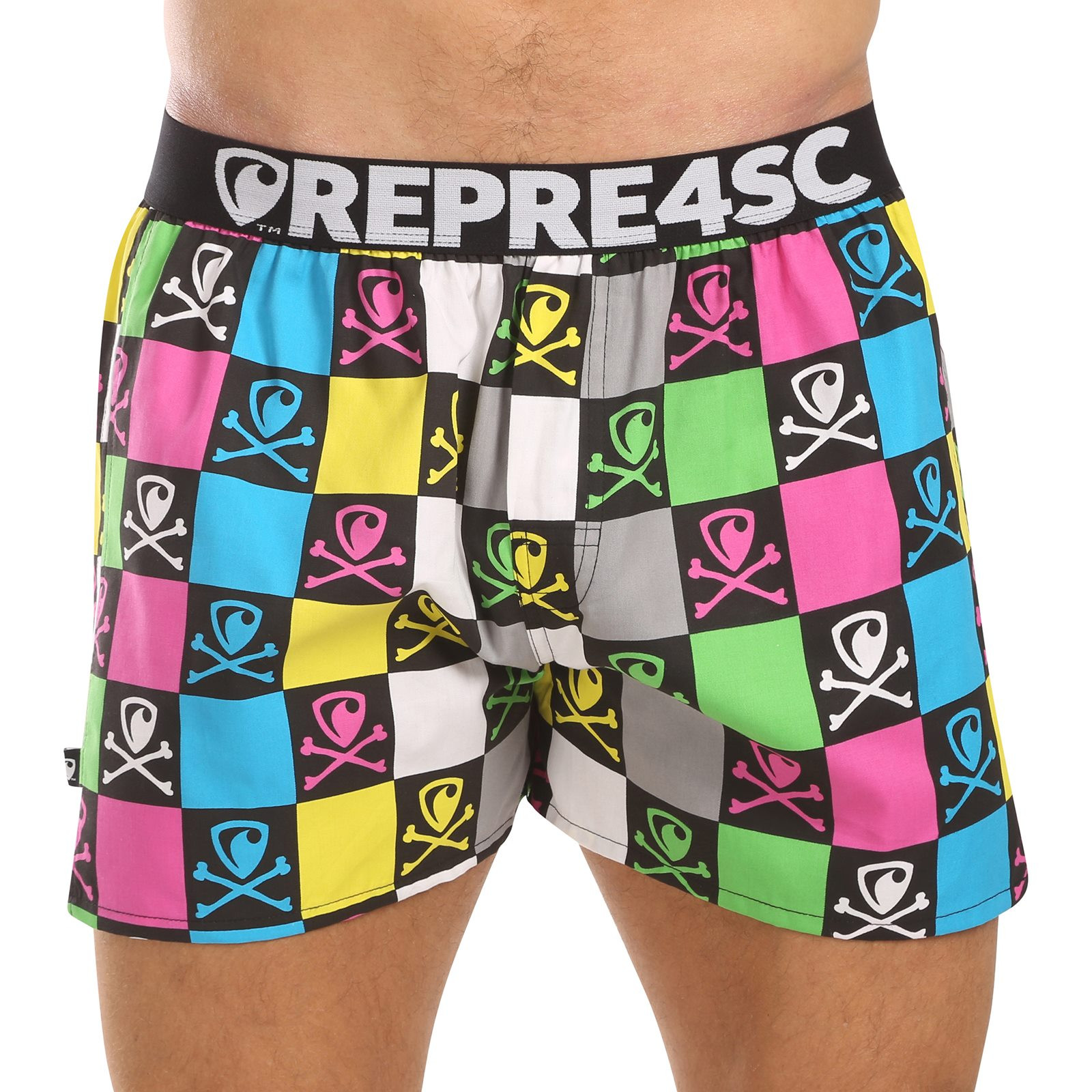 Men's Boxer Shorts Represent Exclusive Mike Bones Monoscope