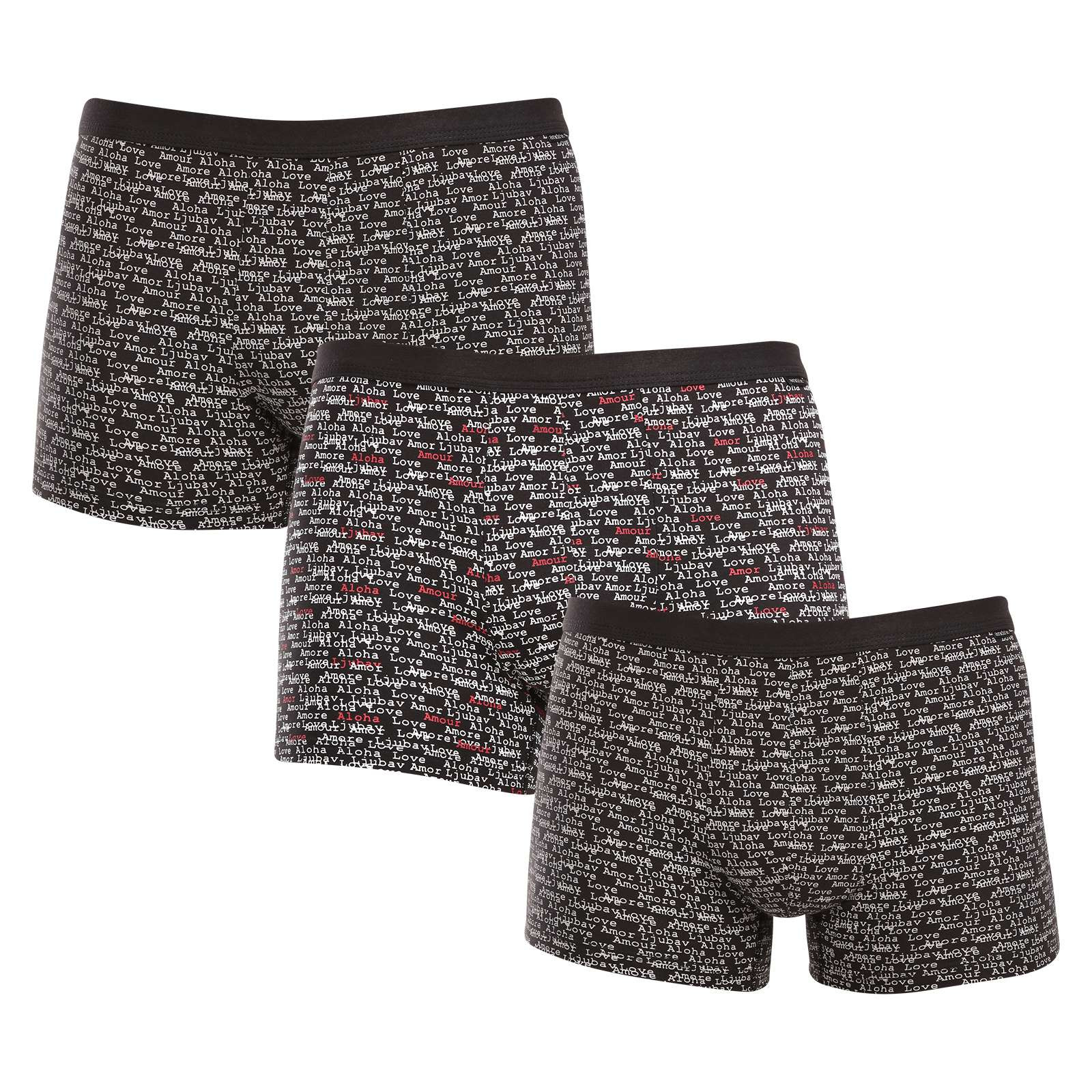 3PACK Men's Boxers Andrie Multicolored