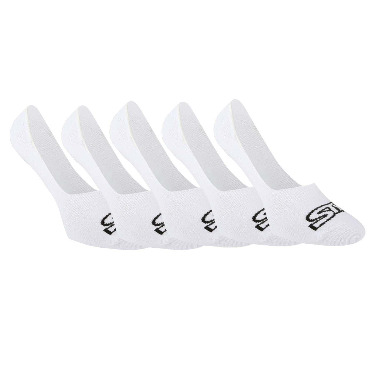 5PACK Socks Styx Extra Low White