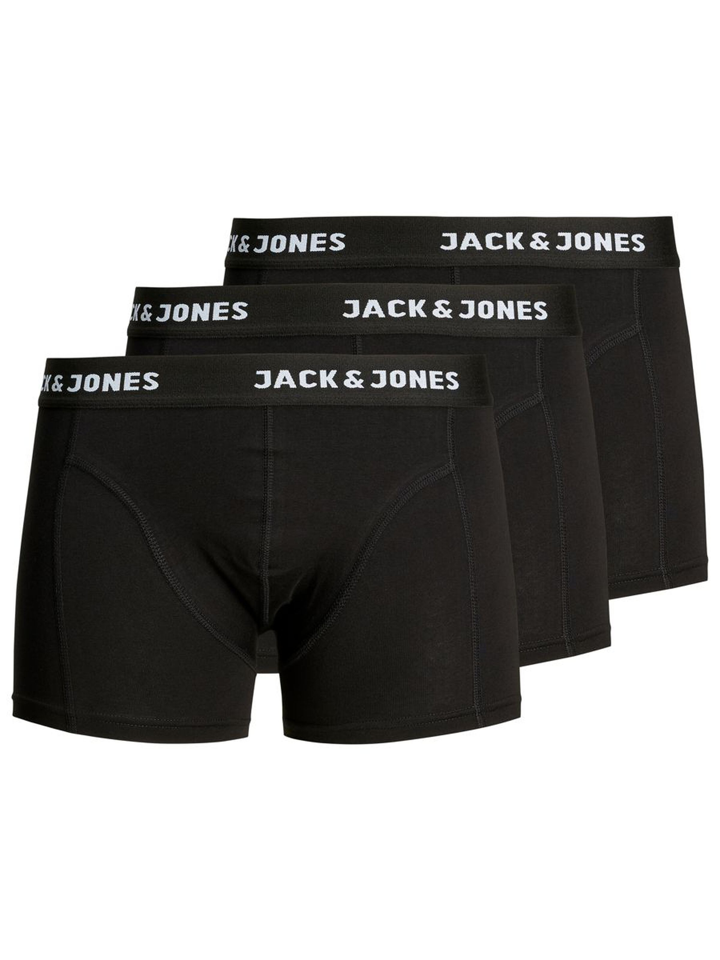 3PACK Pánské Boxerky Jack And Jones černé (12171944)