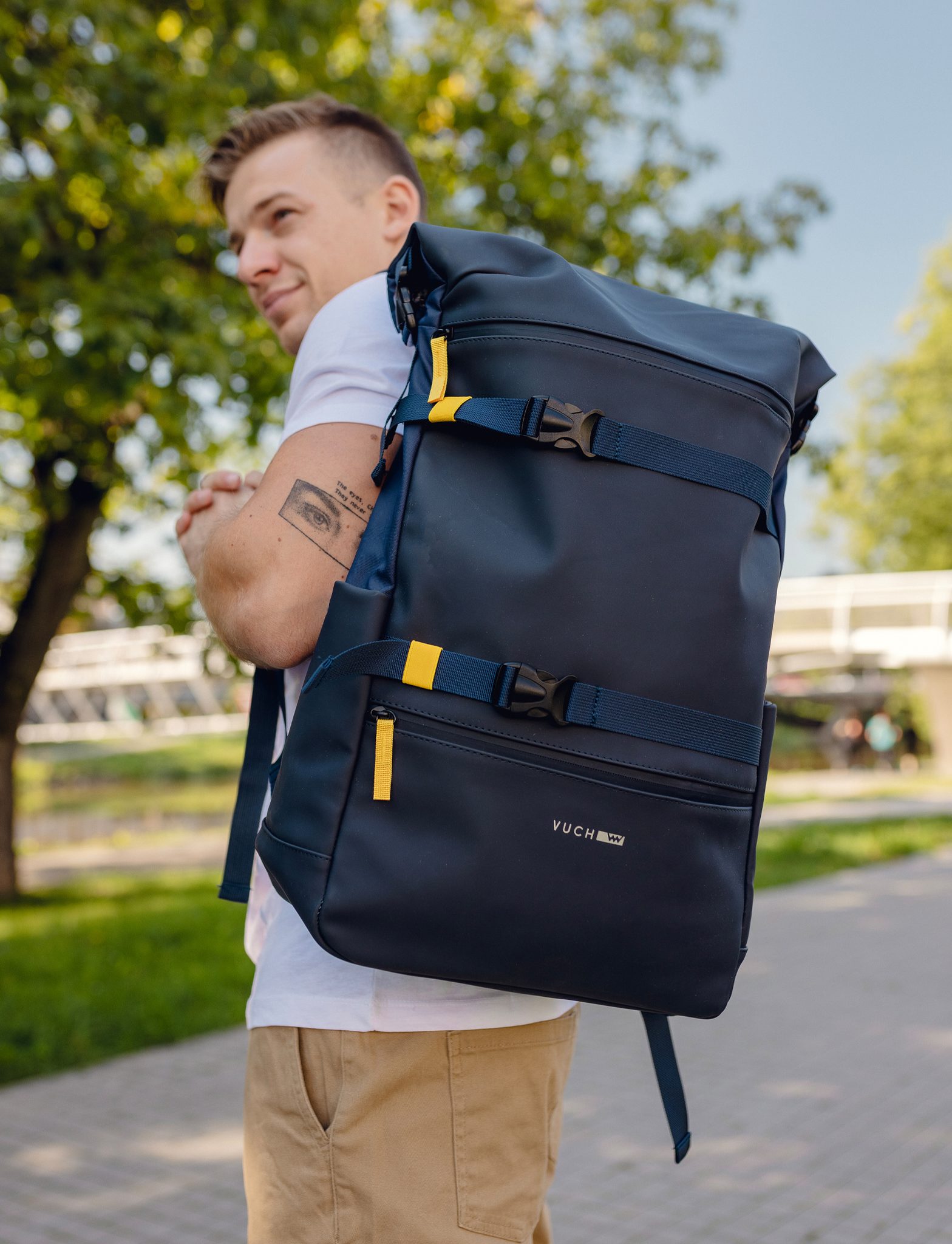 VUCH Maielle Blue city backpack