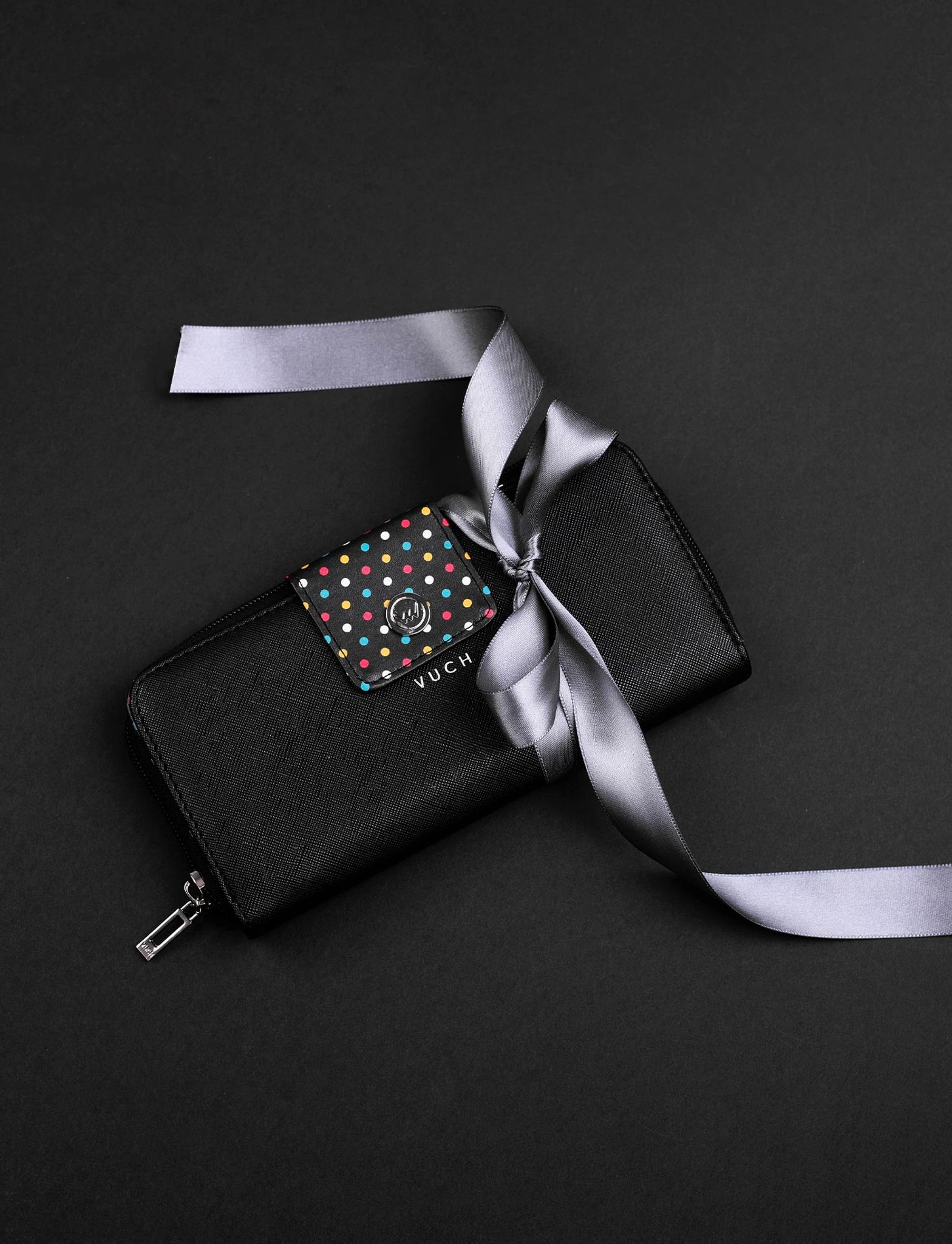 Portofel dama VUCH Black Dots Collection