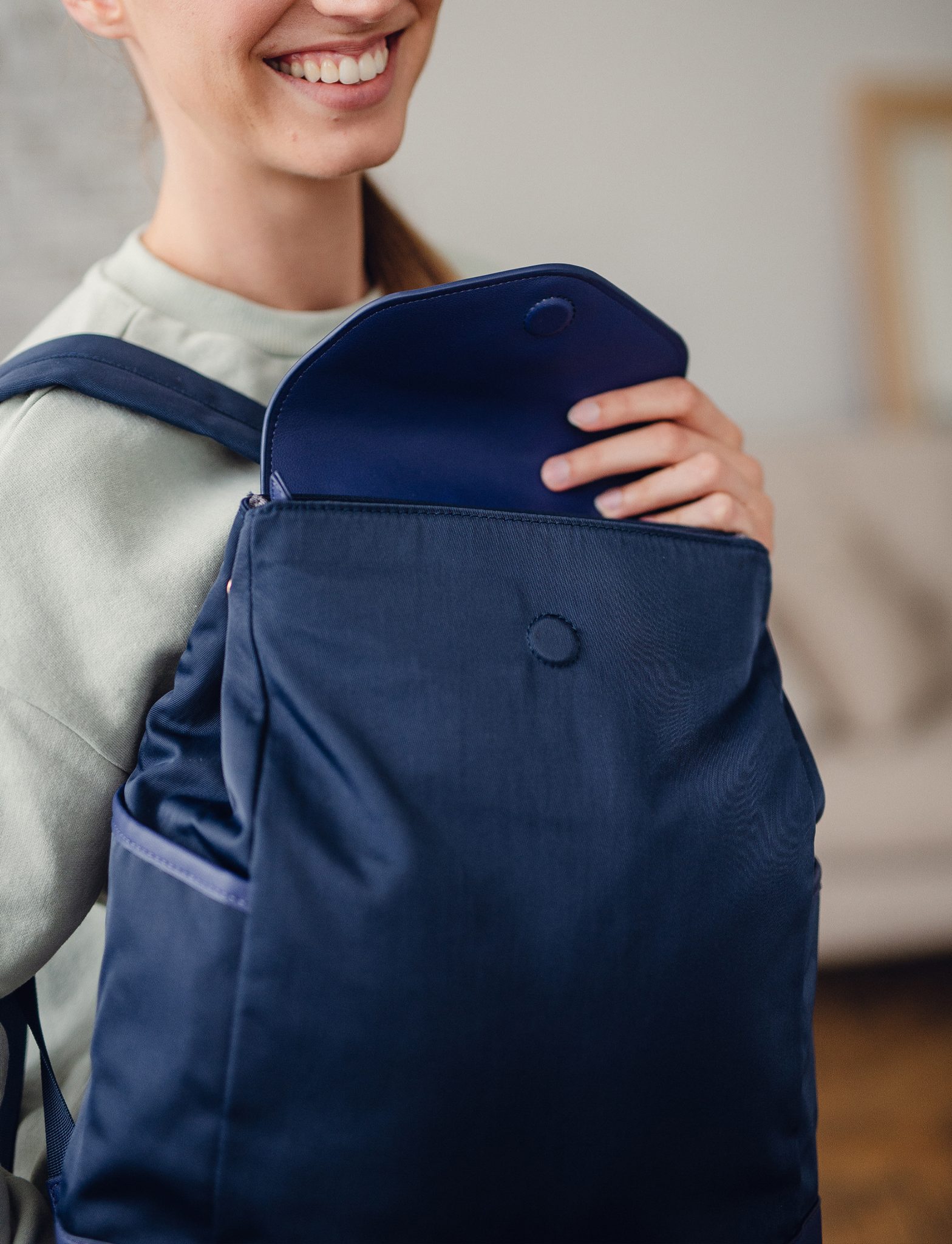 VUCH Inchel Blue city backpack