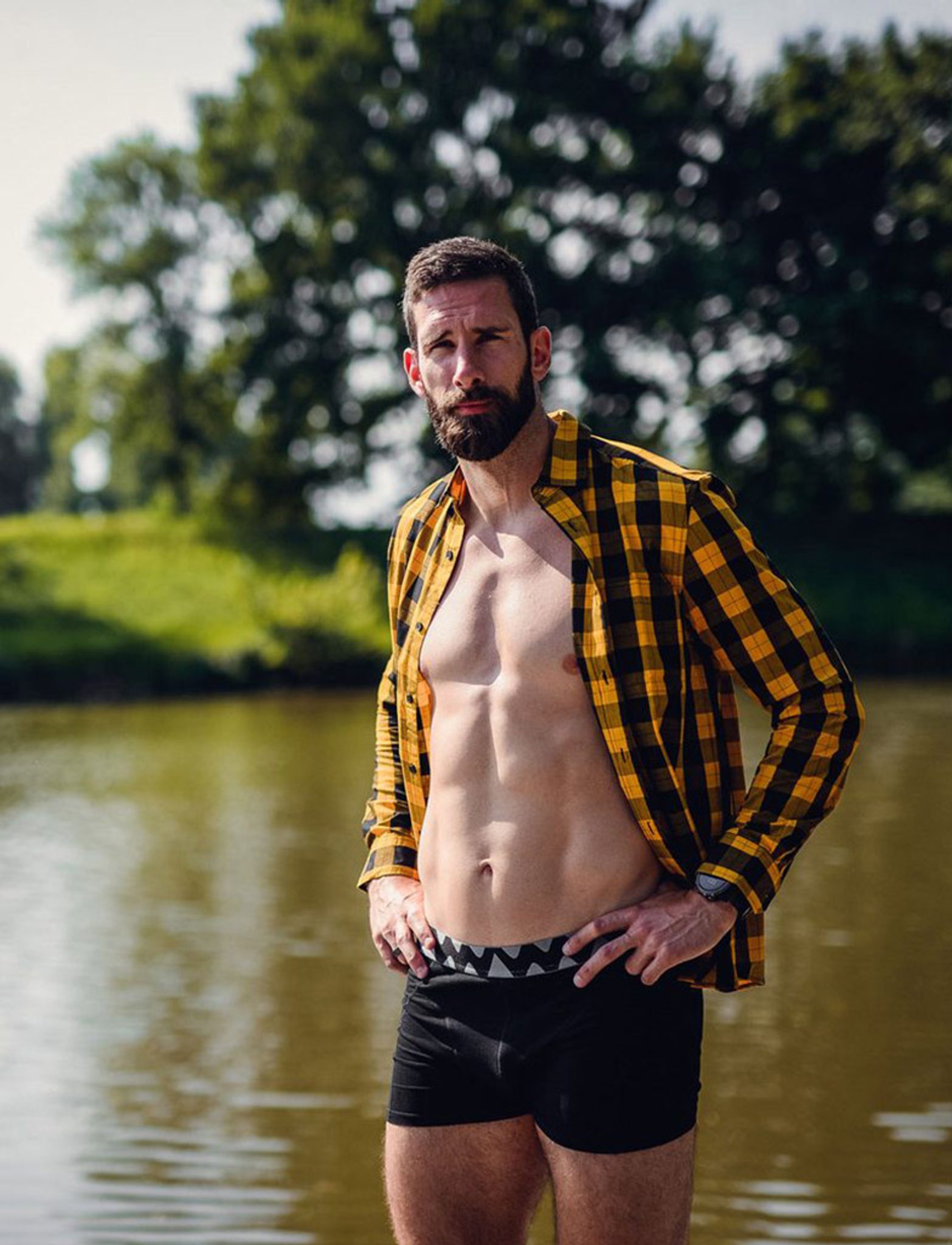 Boxeri bărbătești Evans Black