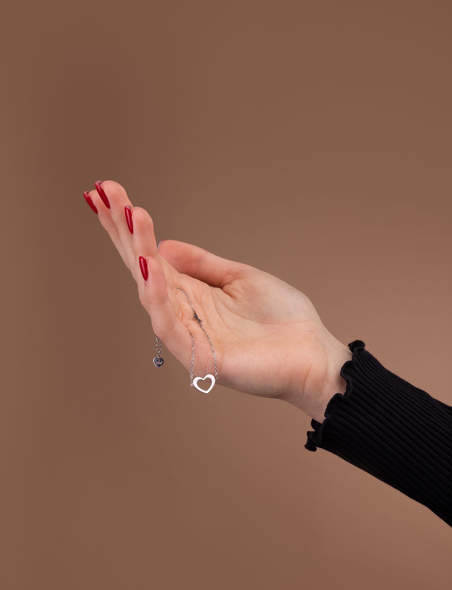 Brățară cu sclipici de argint