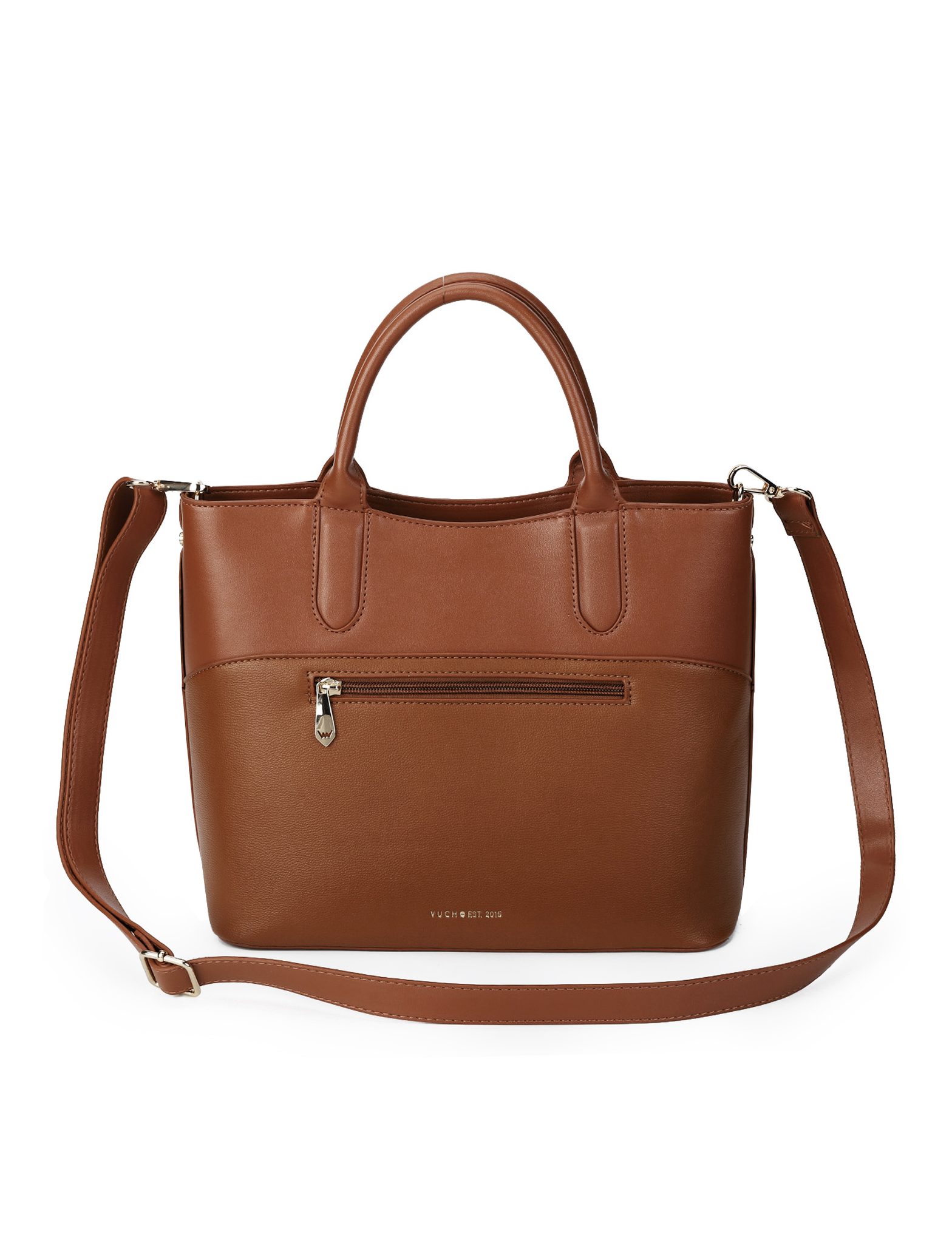 VUCH Christel Divide Brown Handbag