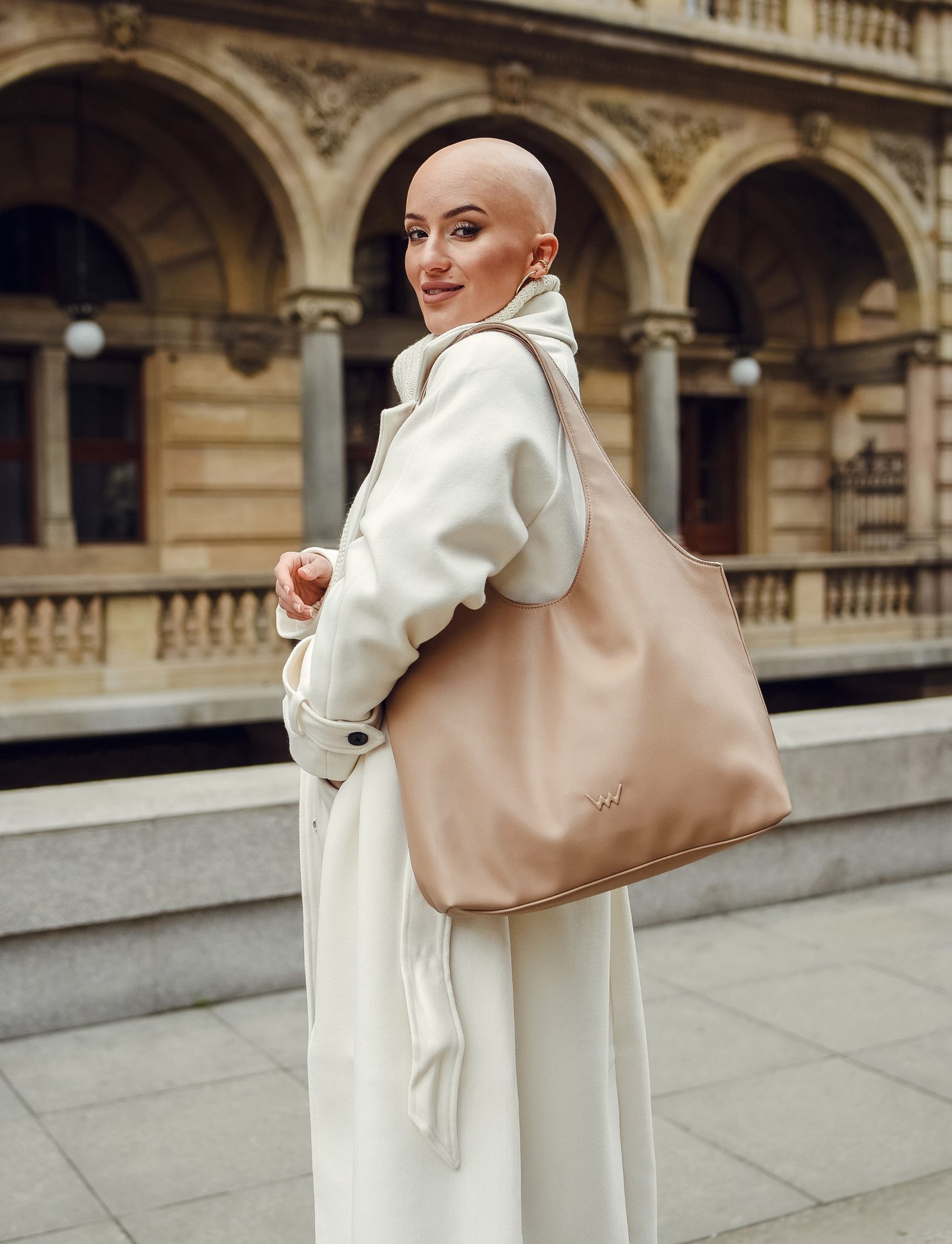 Geantă mare Eileen bej