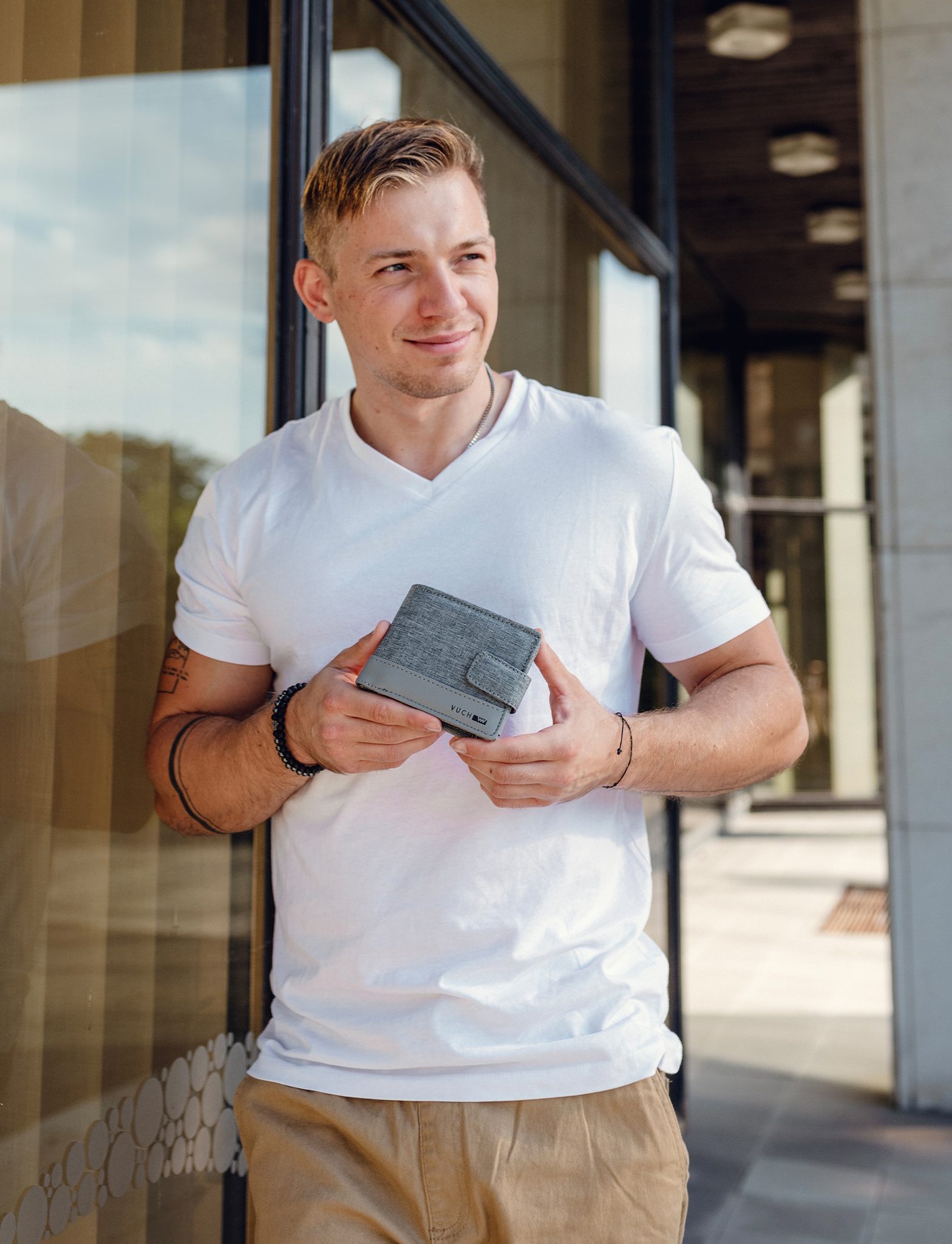 VUCH Allee Grey Wallet