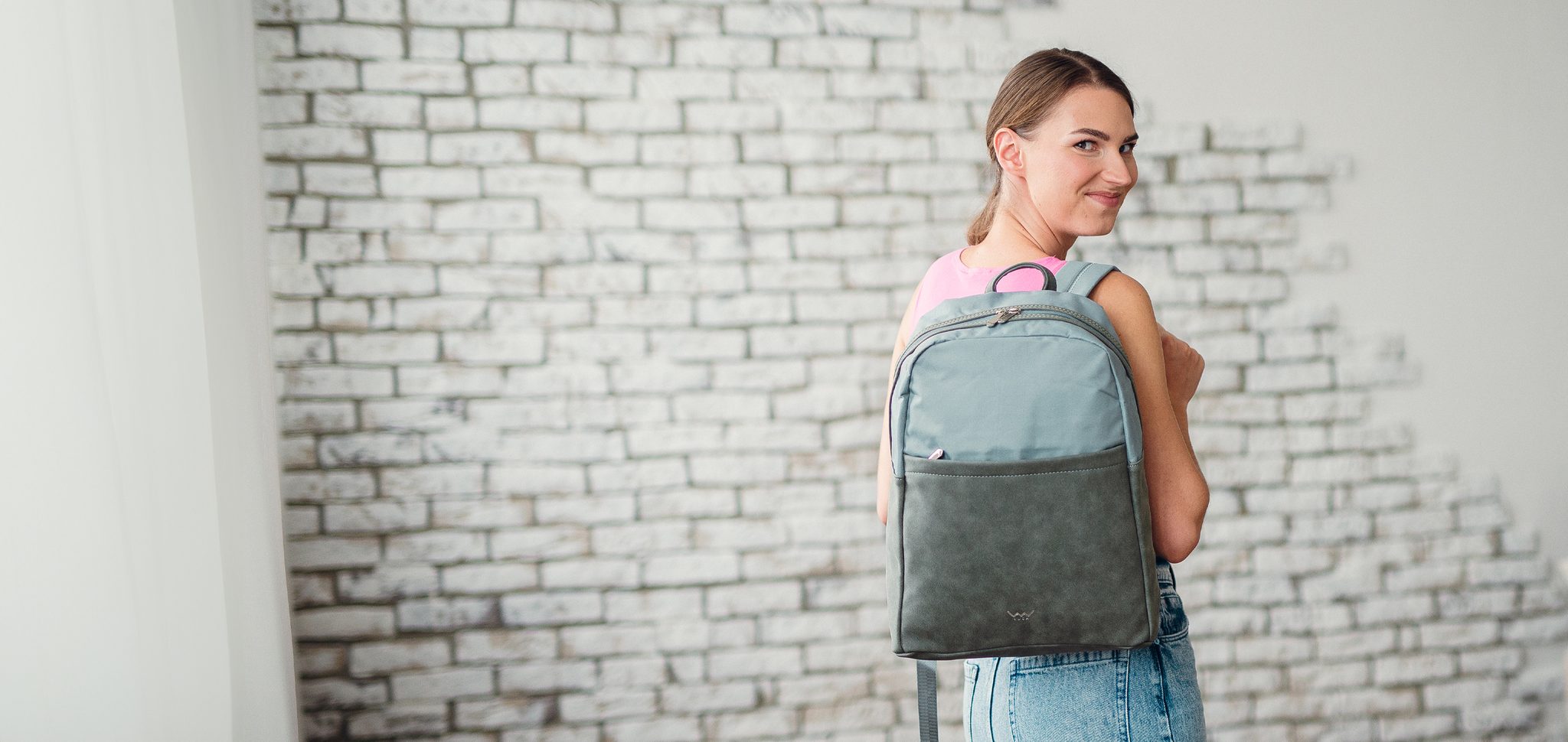 VUCH Zane TC Grey city backpack