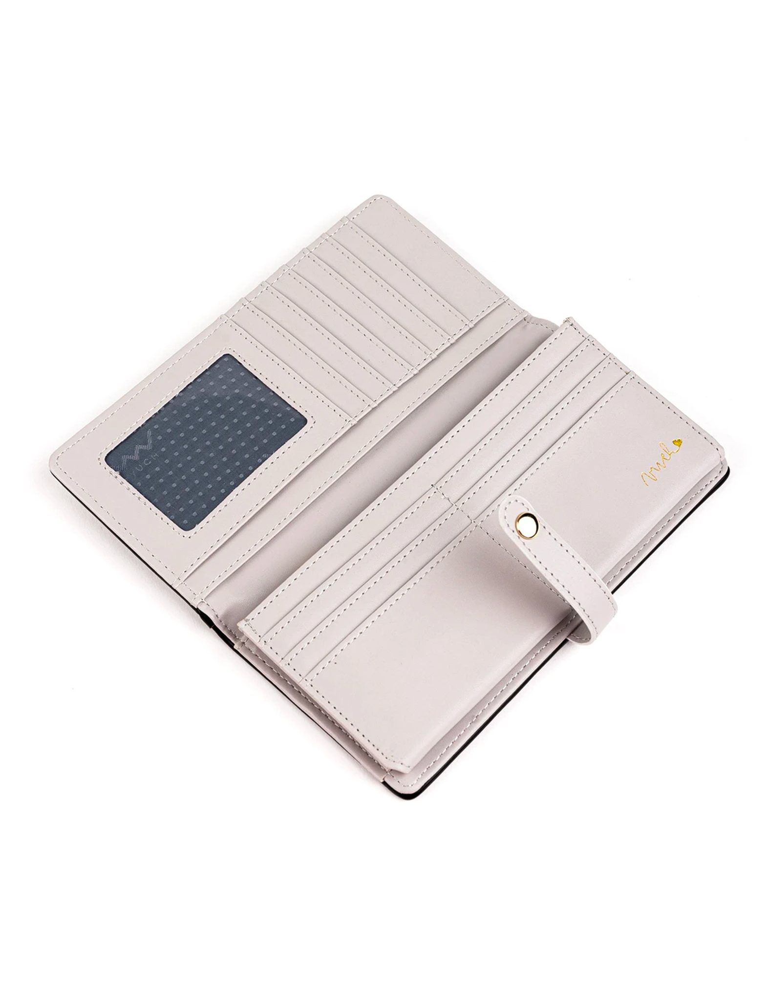 Portofel gri cu buline