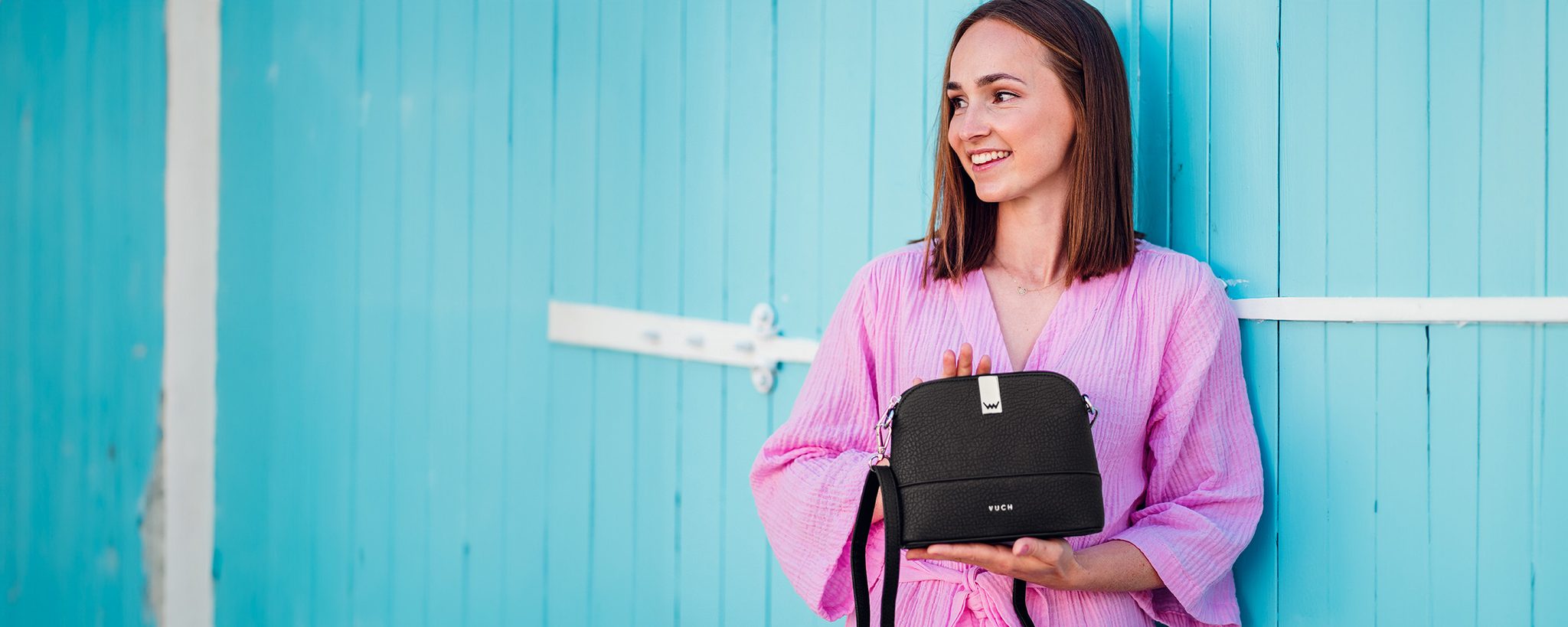 VUCH Cara Mini Black Handbag
