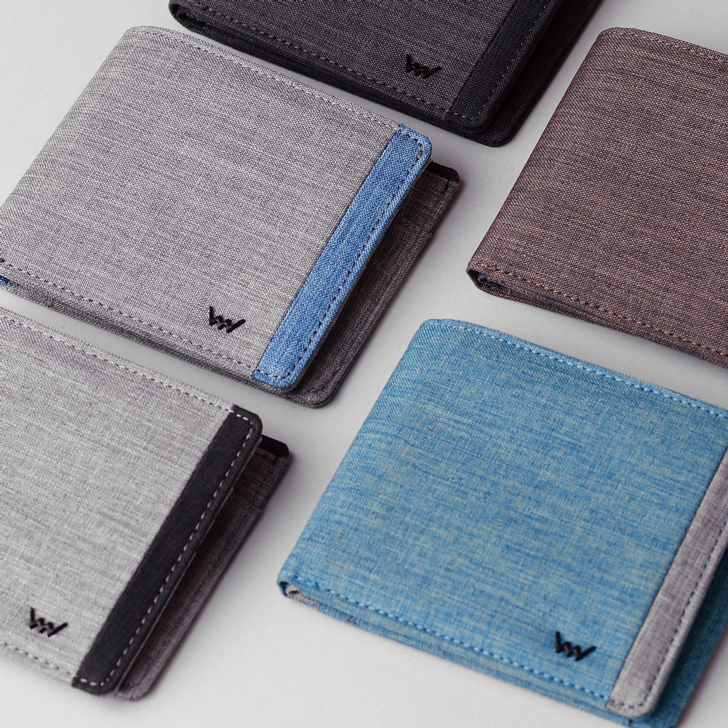 Portofel albastru bărbătesc Cruell