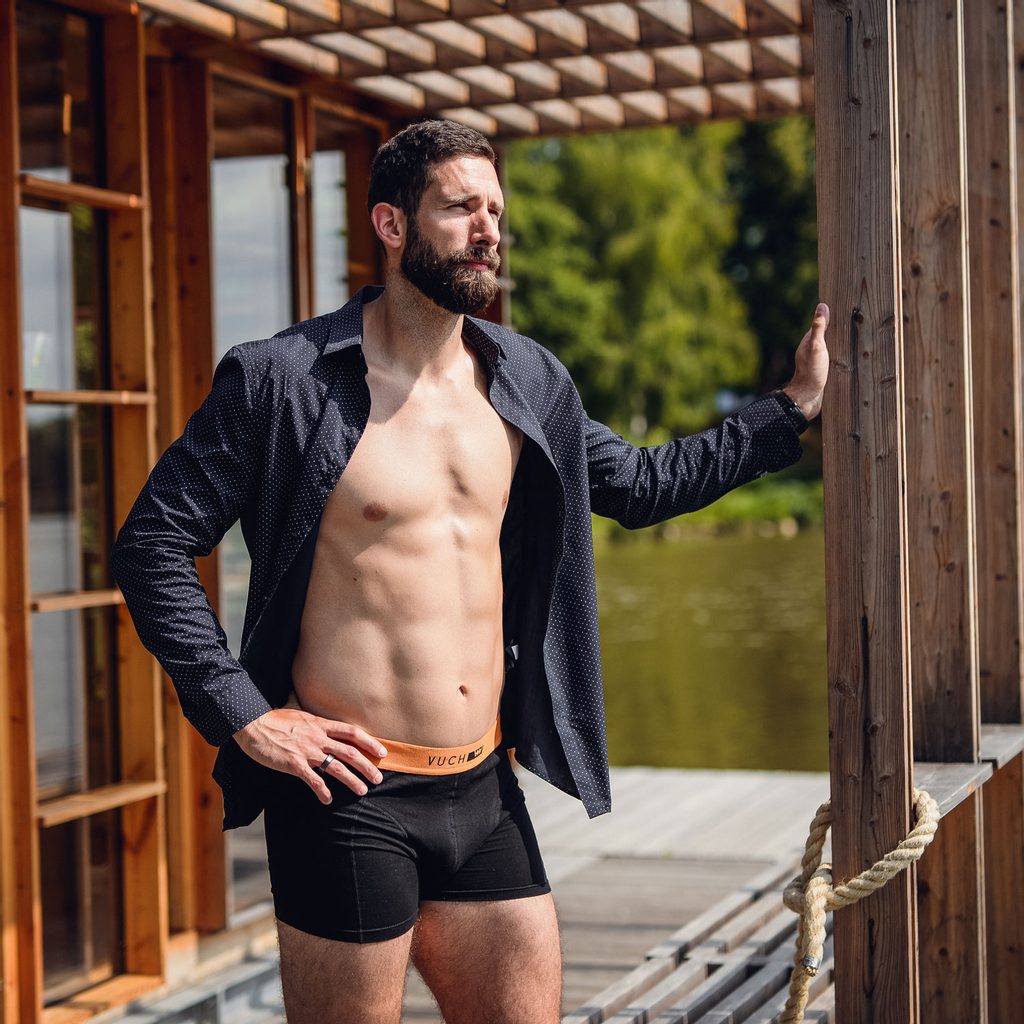 Boxeri bărbătești Antrite O-Black