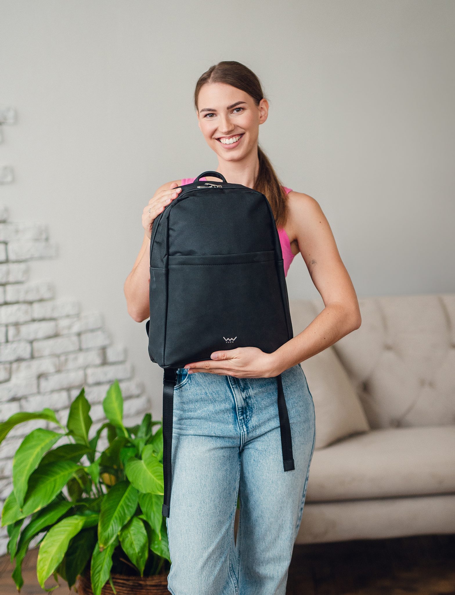 VUCH Zane TC Black city backpack