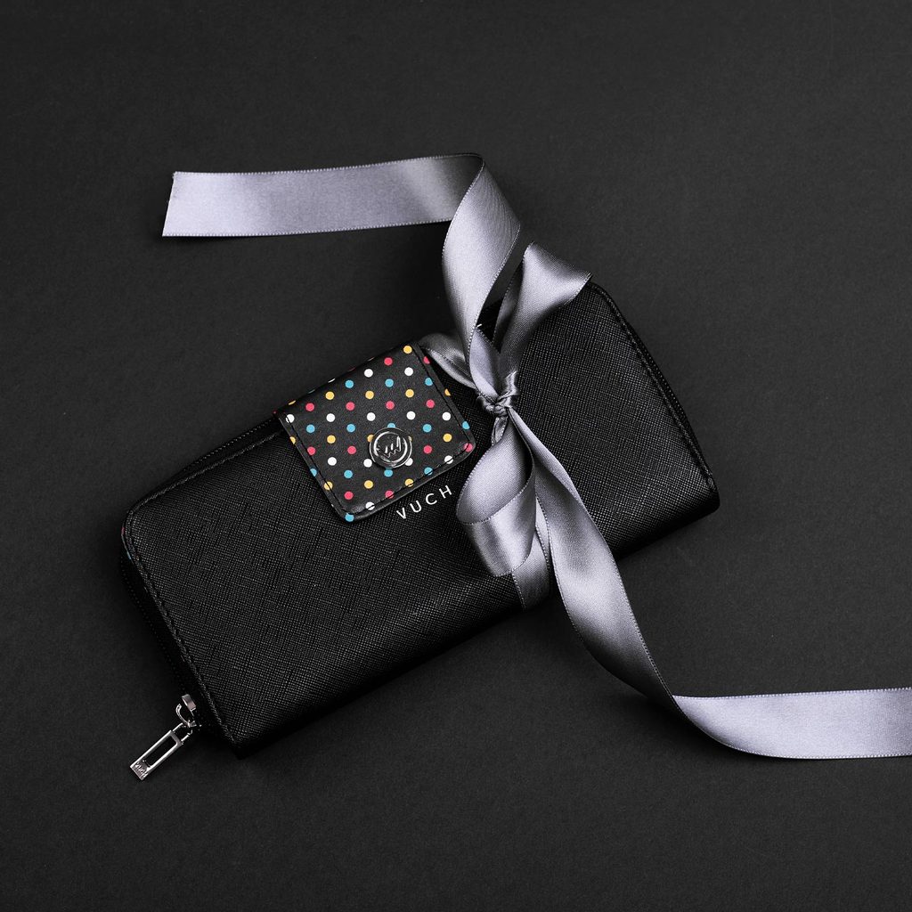 Portofel dama VUCH Black Dots Collection