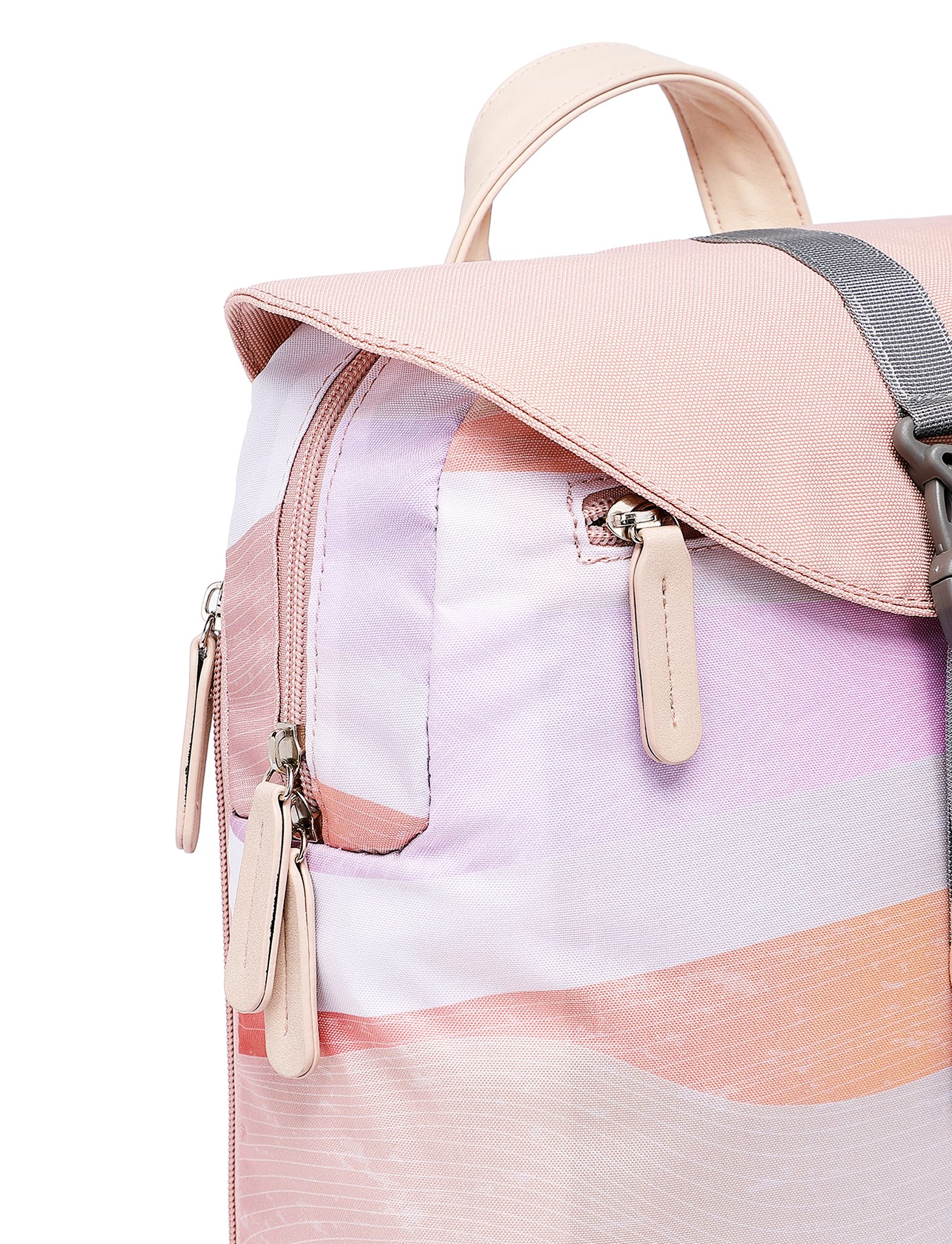 VUCH Corbin Waves Pink city backpack