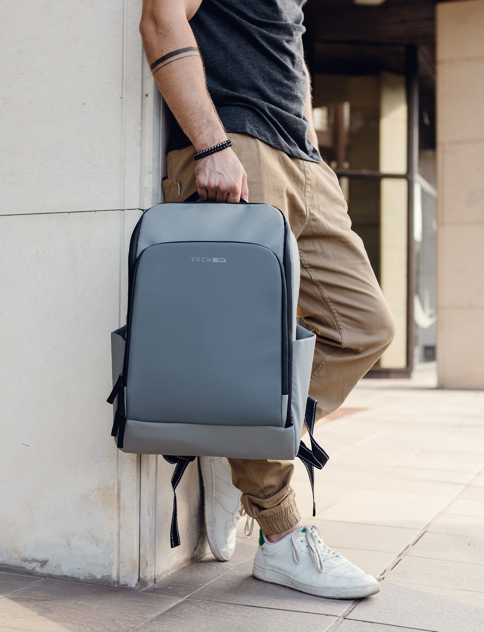 VUCH Dain Grey city backpack