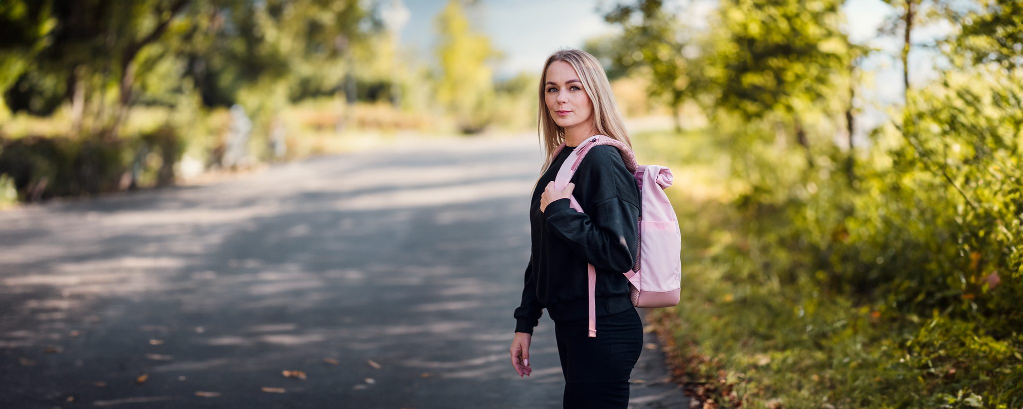 VUCH Virion Pink city backpack
