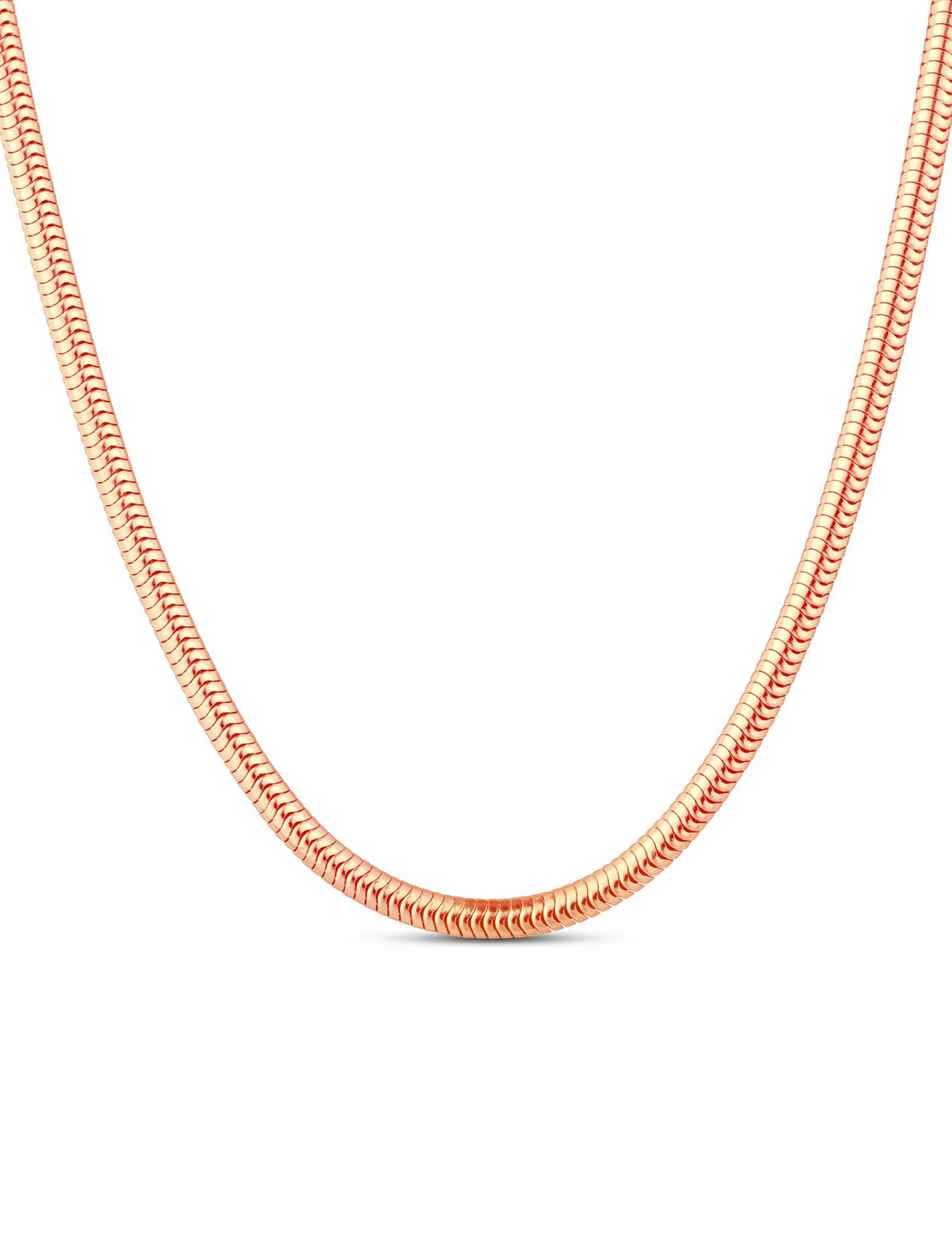 Olen náhrdelník z ružového zlata