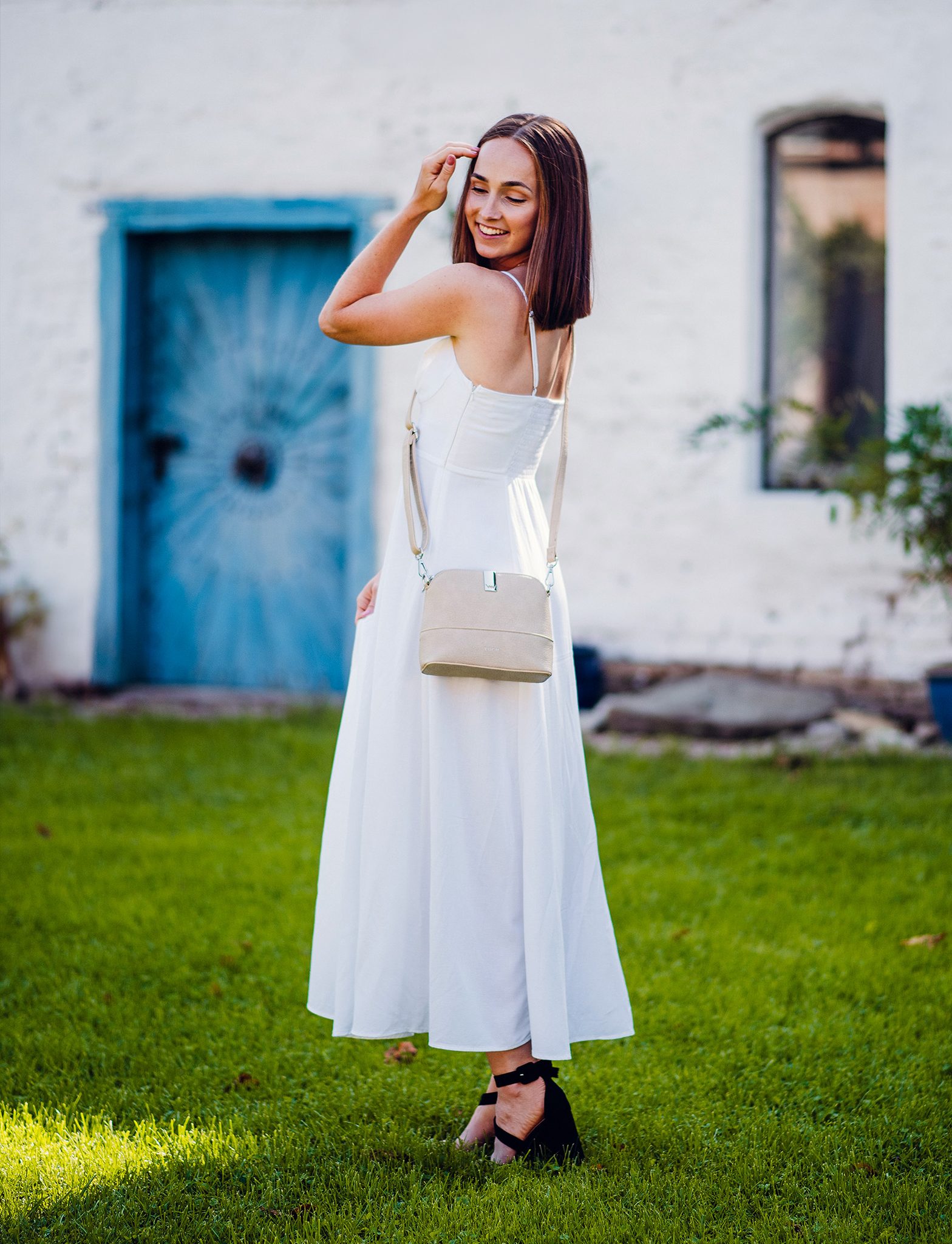 VUCH Cara Mini Beige Handbag