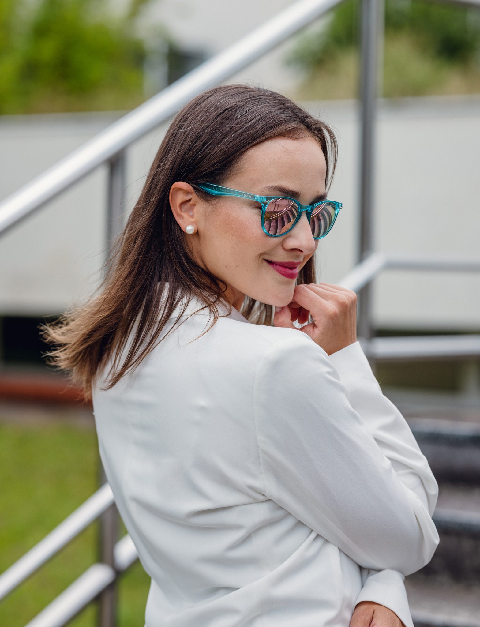 Mitzi Transparent Blue