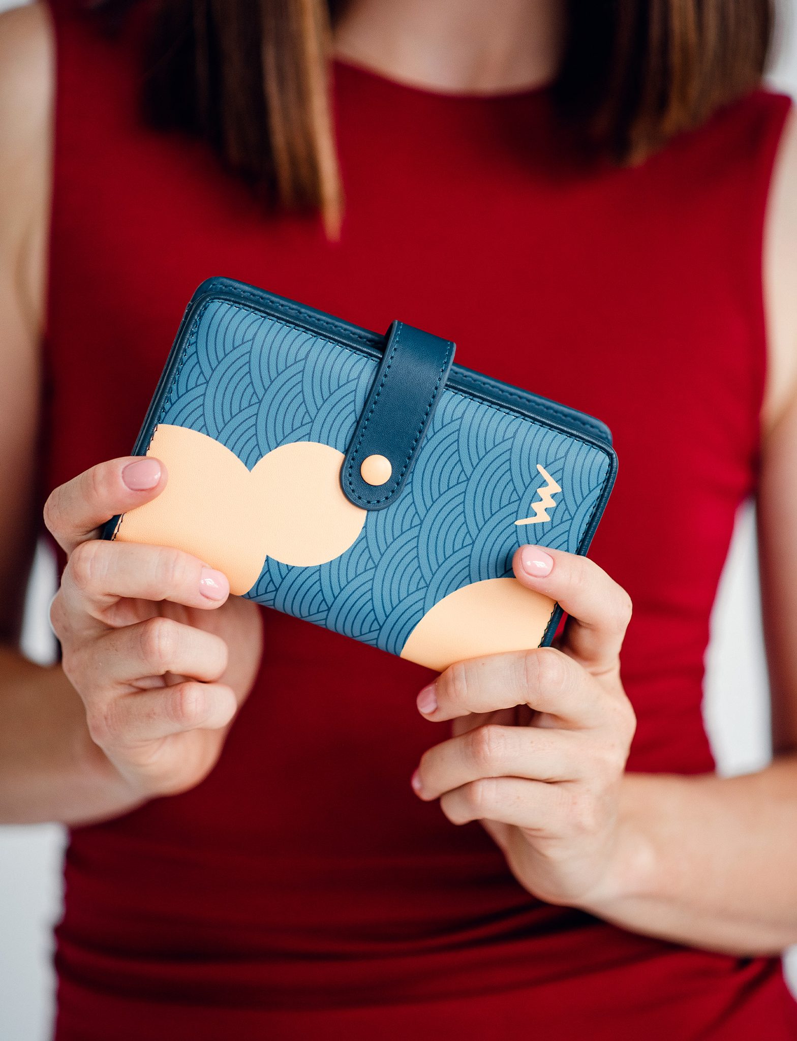 VUCH Lance Nami Blue Wallet