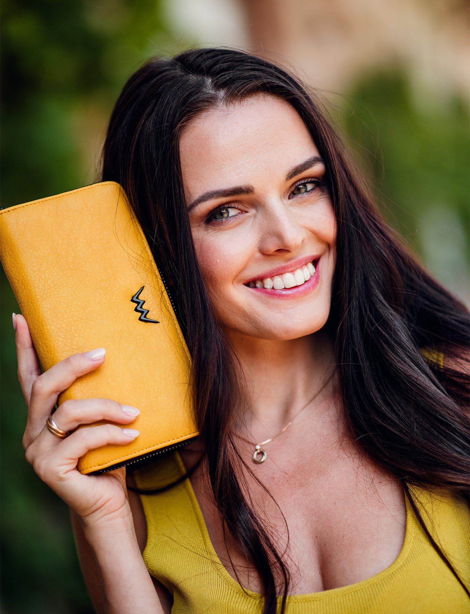 VUCH Kasula Dark Yellow Wallet