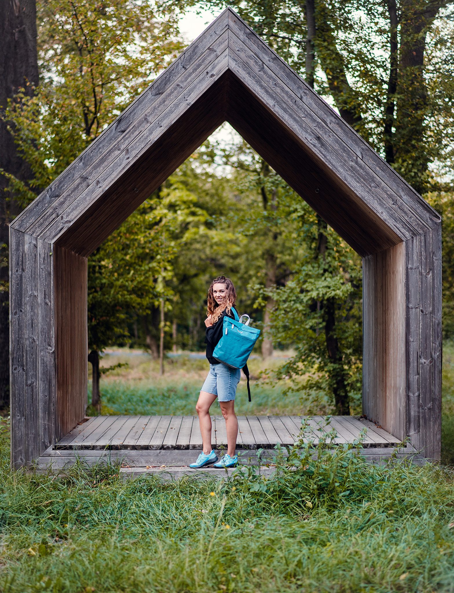 VUCH Glenn TC Turquoise city backpack