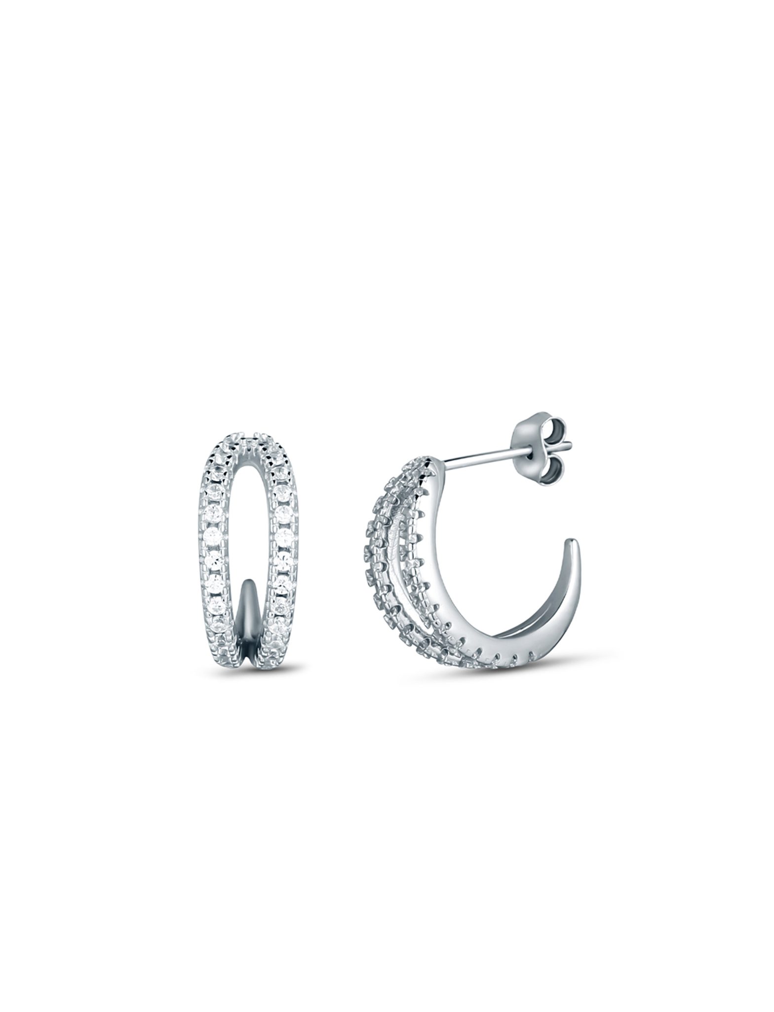 Amity Silver Earrings