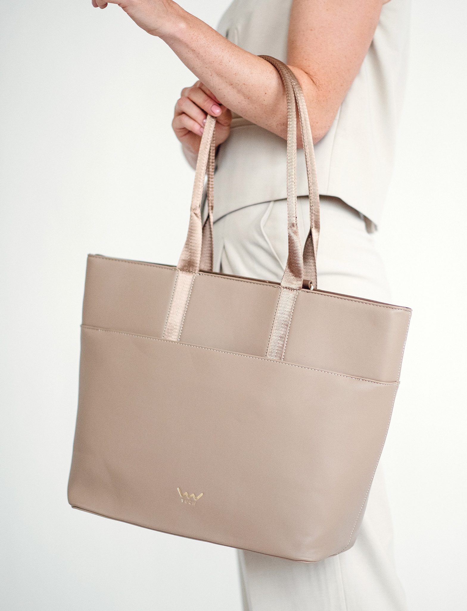 VUCH Wennie Big Beige Handbag