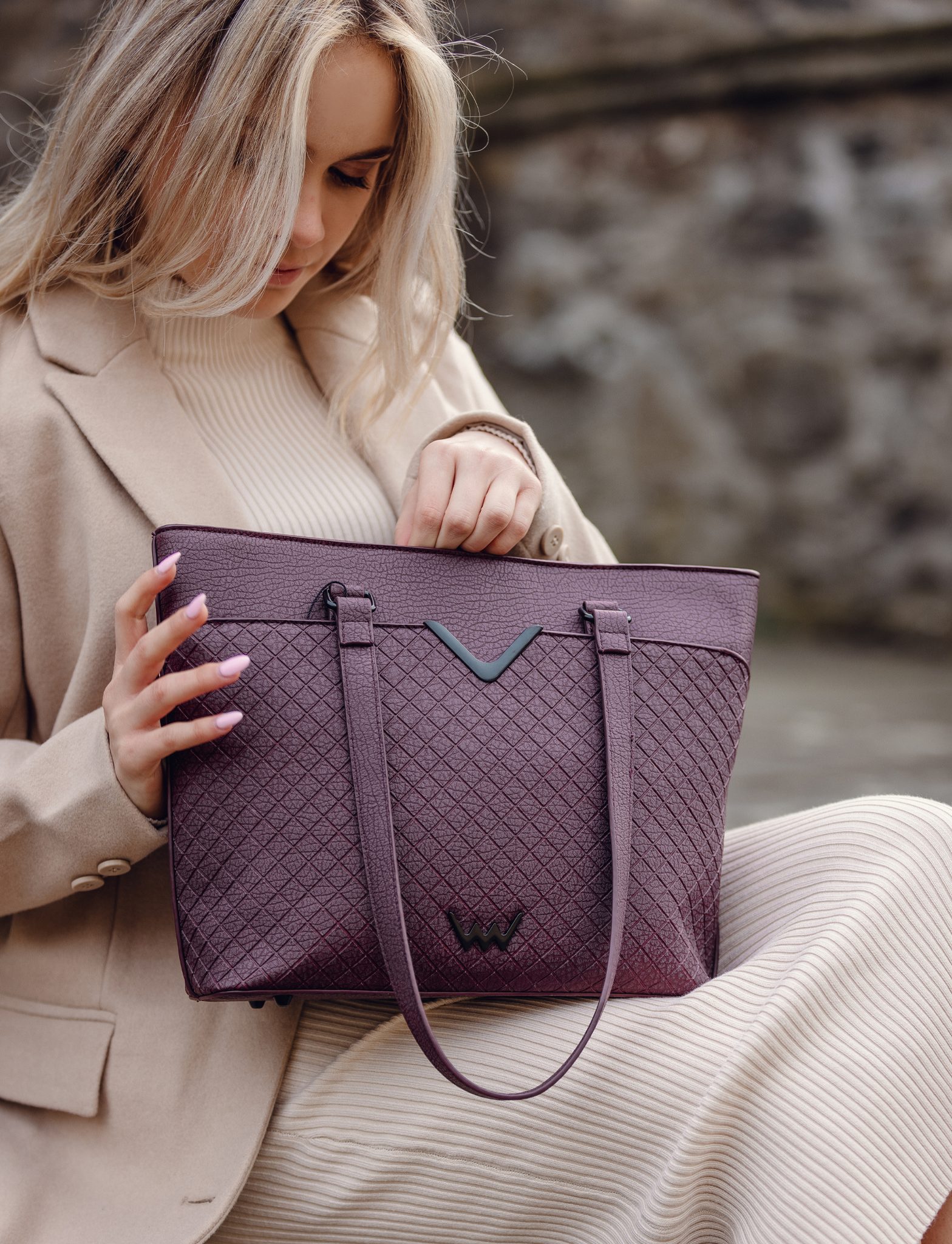 Genti pentru femei Vuch - bordo